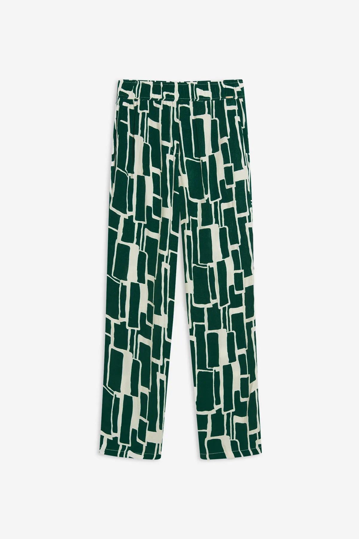 CINQUE 11245204 CISLEEPY Damen Hose mit weit geschnittenem Bein Grün