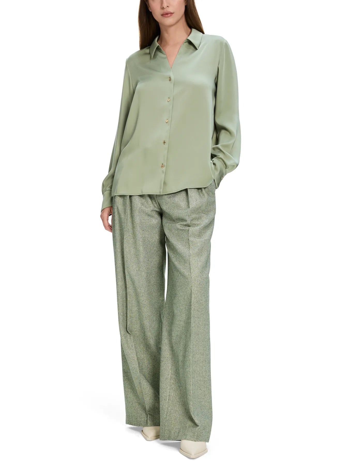 MARC CAIN XC 51.09 W08 Hemdbluse mit Schmuckknöpfen