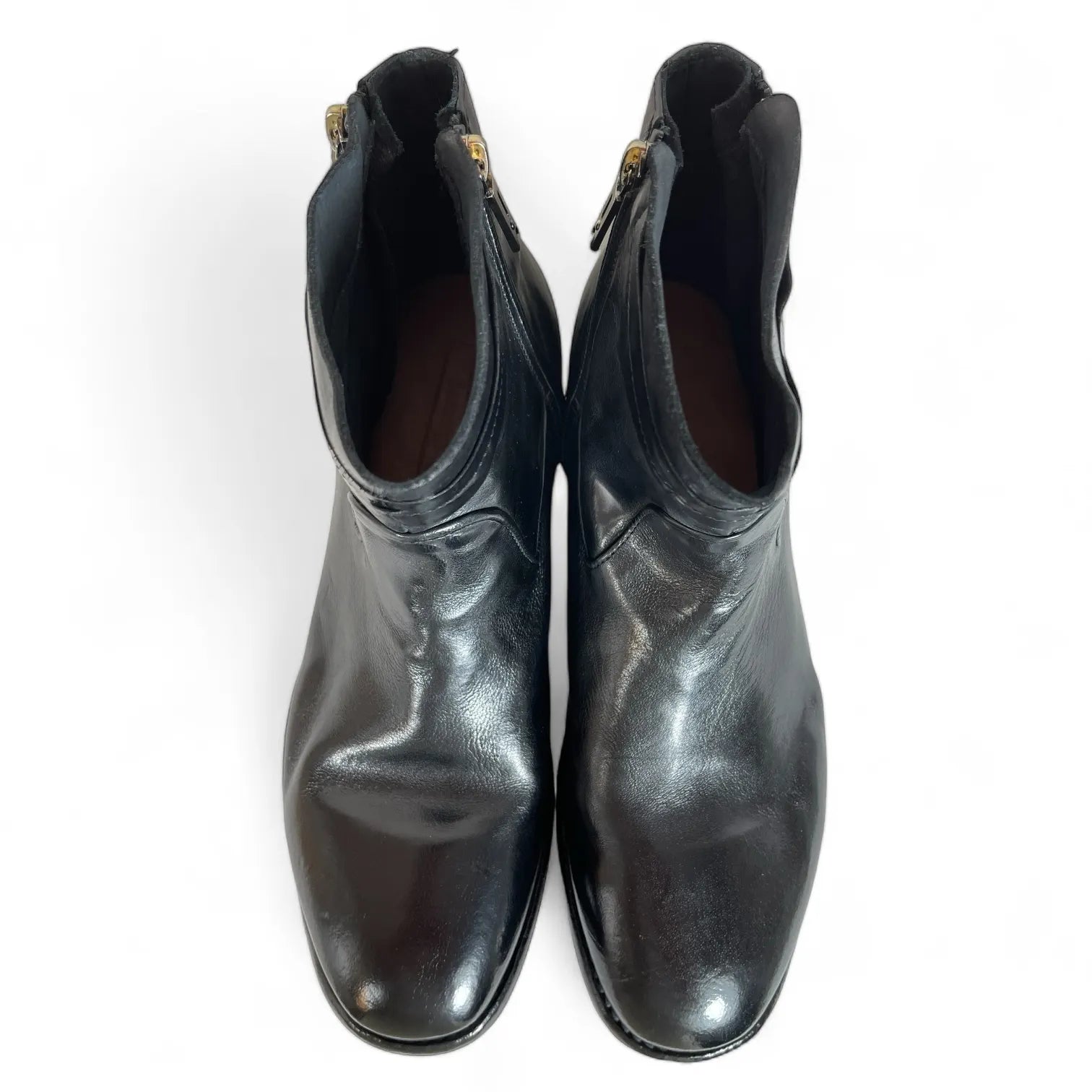 LEMARGO AB11A RANCH HEZE HERREN LEDER STIEFELETTE NERO.