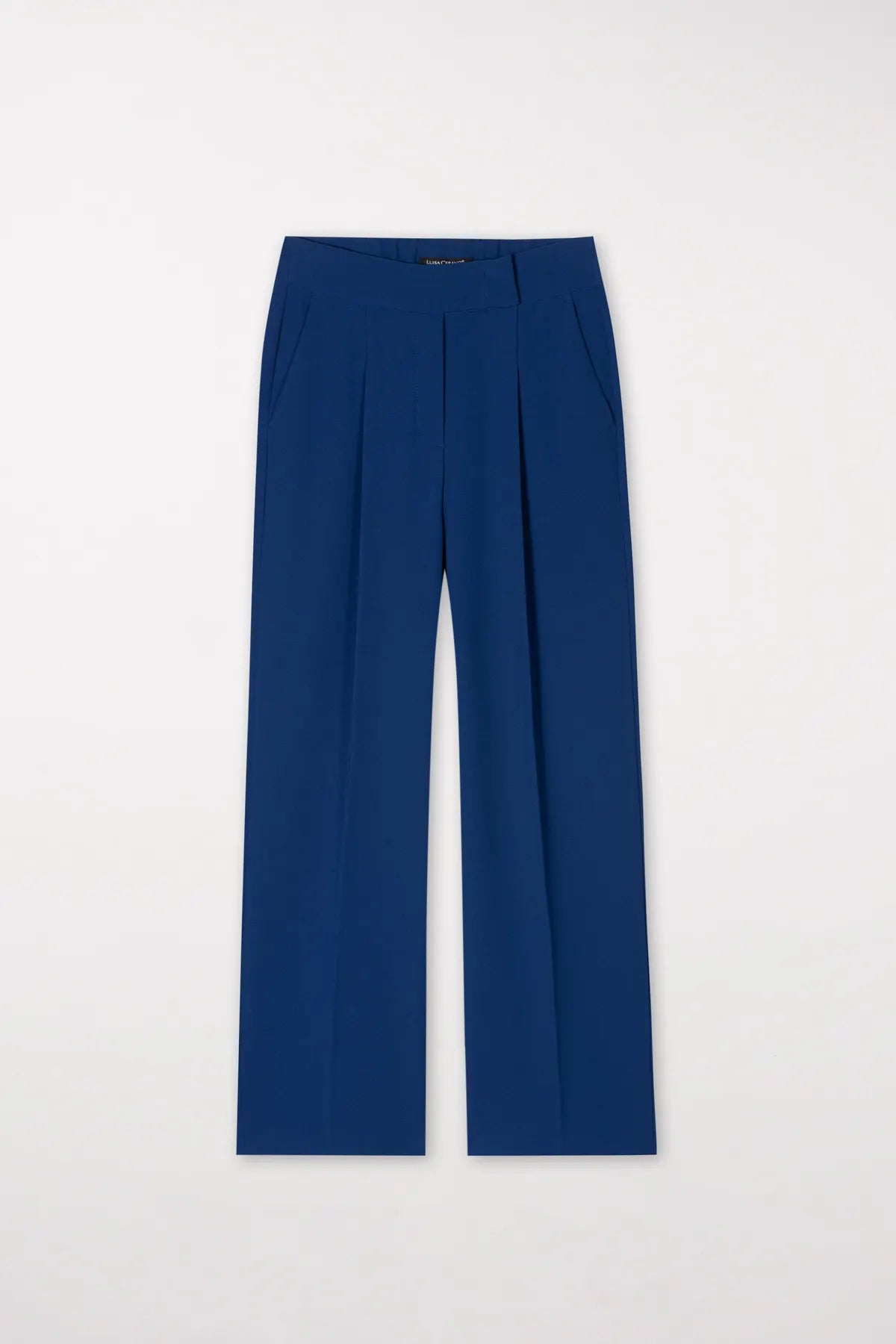 LUISA CERANO 608709/3417-0 Wideleg-Pants mit Bundfalten deep blue blau