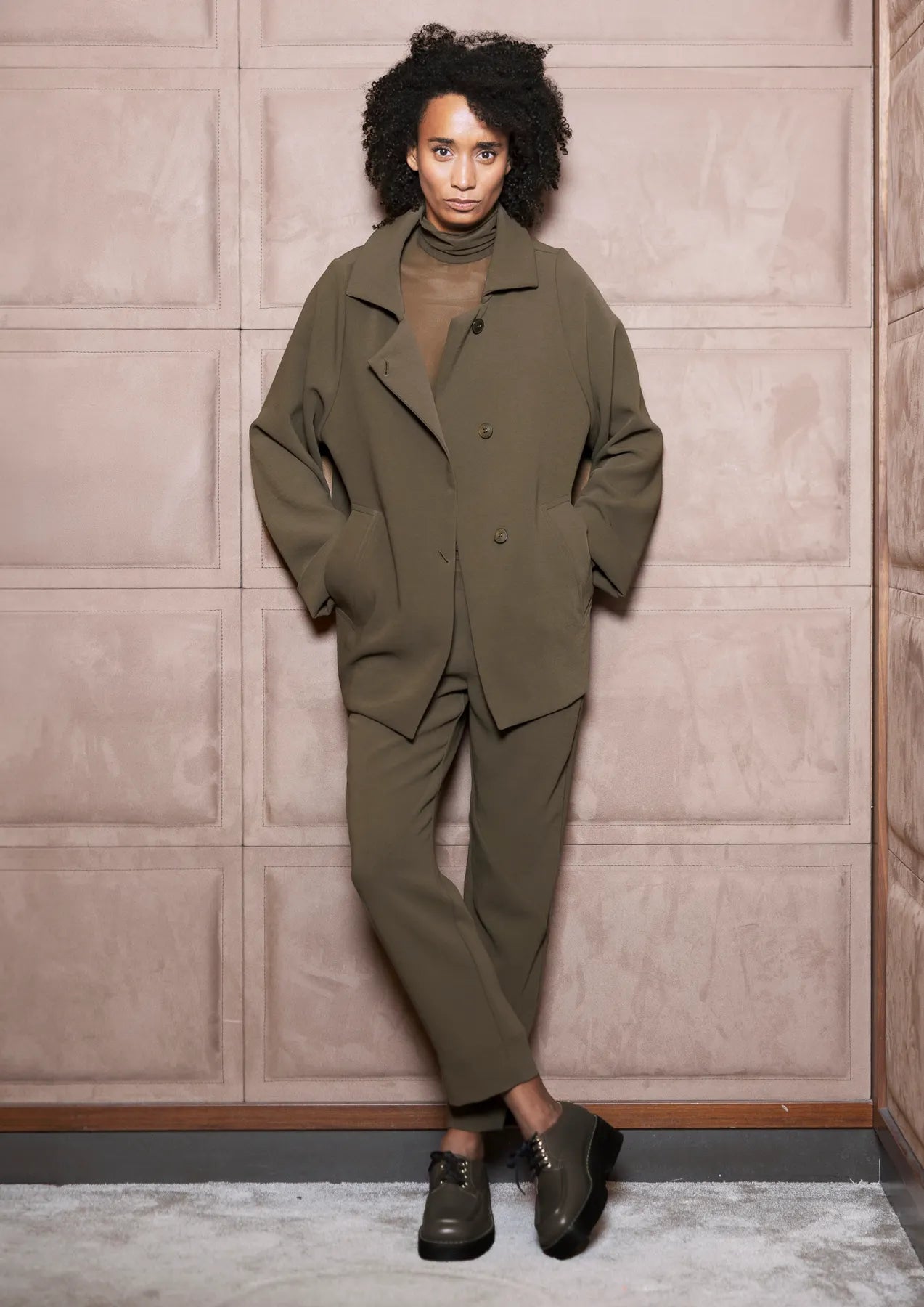 ANIA SCHIERHOLT JA2957/32 DAMEN BLAZER TRÜFFEL.