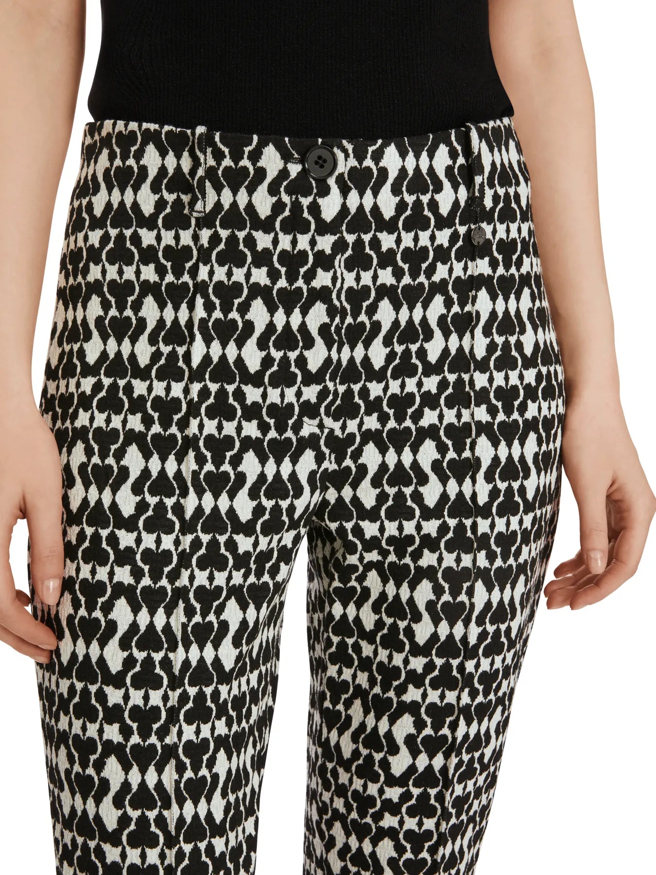 MARC CAIN XP 81.11 J18 SYDNEY Gemusterte Strickhose