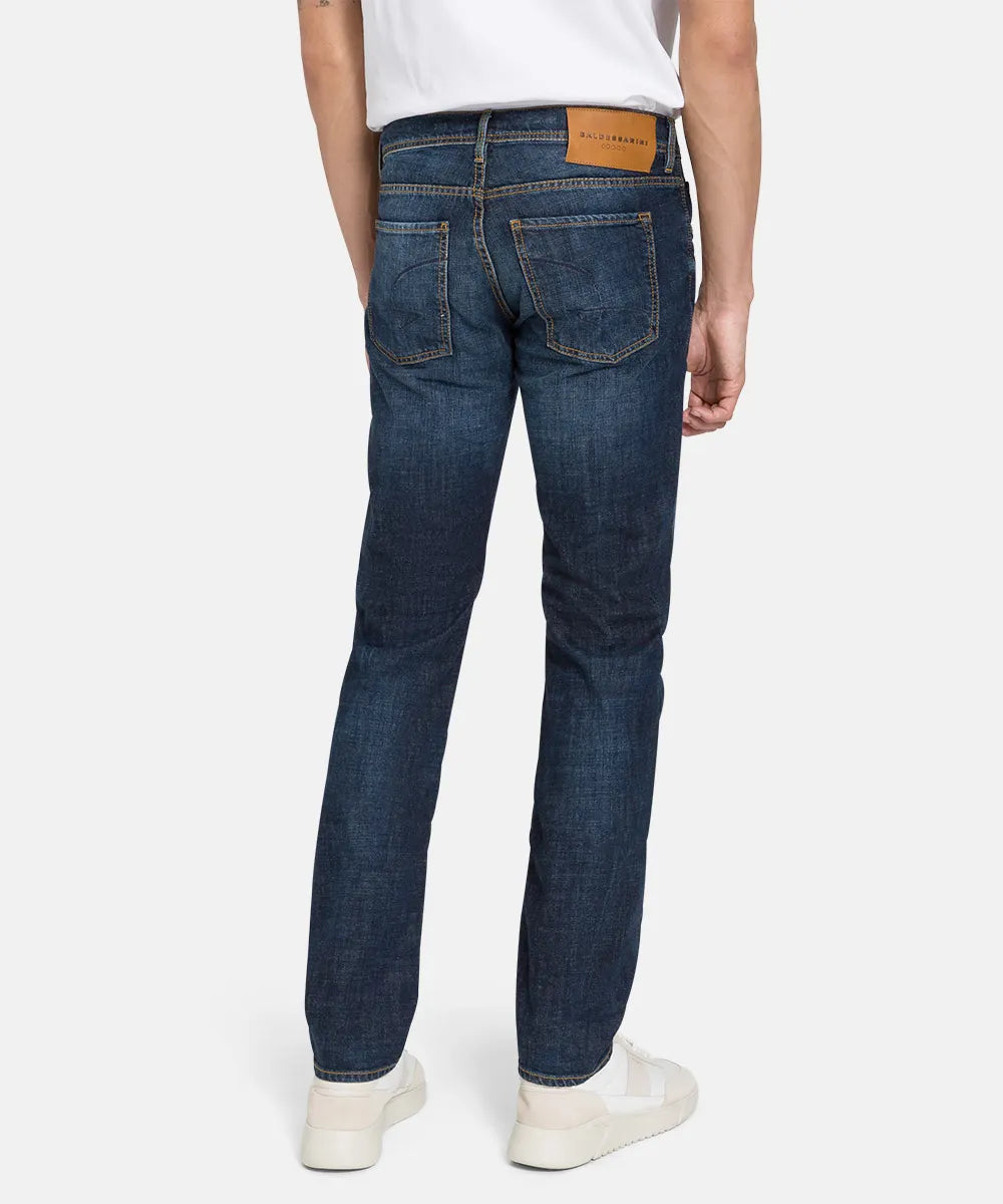 Baldessarini B1 16502.1212 BLD-Jack Herren Jeans blau dark blue used mustache