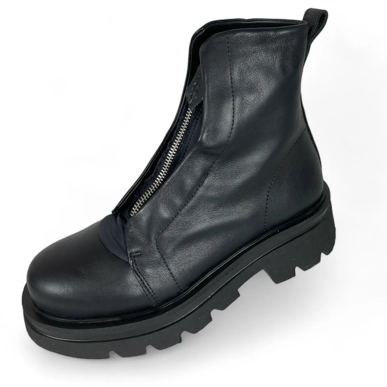 PATRIZIA BONFANTI DOVER - KUNI ZIP VELA DENVER DAMEN LEDER BOOTS SCHWARZ.