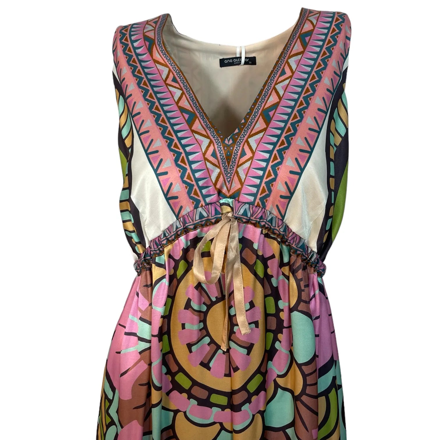 ANA ALCAZAR 040687-3534 midi dress silkmix Damen Kleid Florale Muster