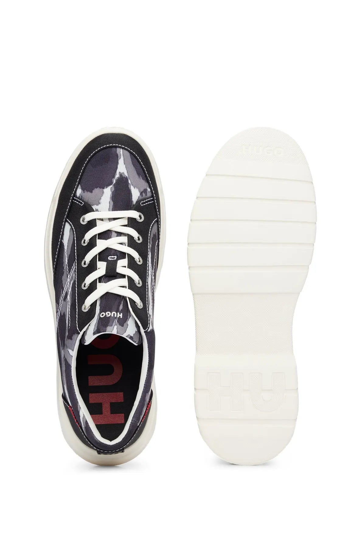 HUGO 50517038 Urian_derb_nycm 10260477 01 Sneaker Business-Schnürschuh Schwarz