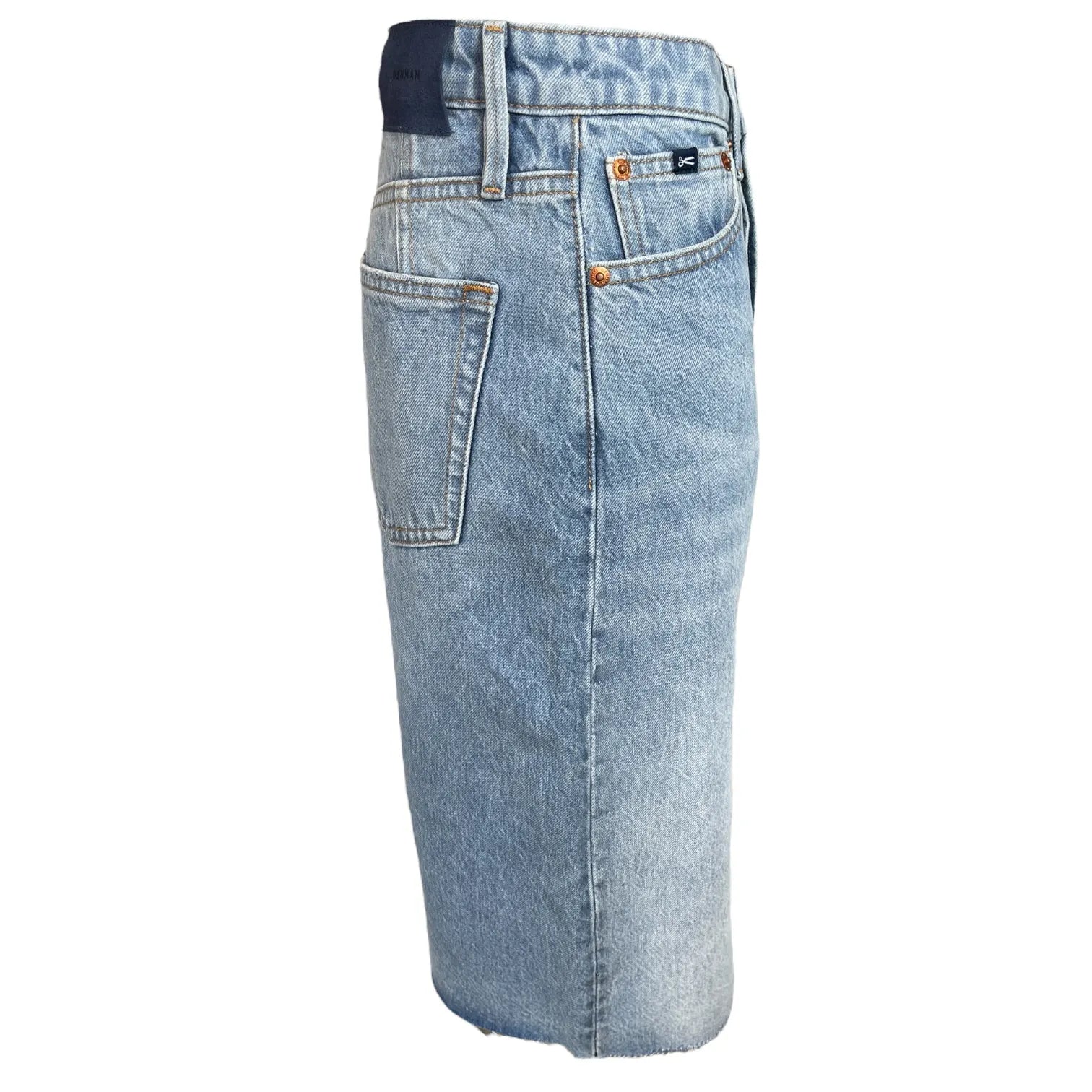 DENHAM 02-24-04-17-001 SHINJU SKIRT LBSW DAMEN ROCK LIGHT BLUE