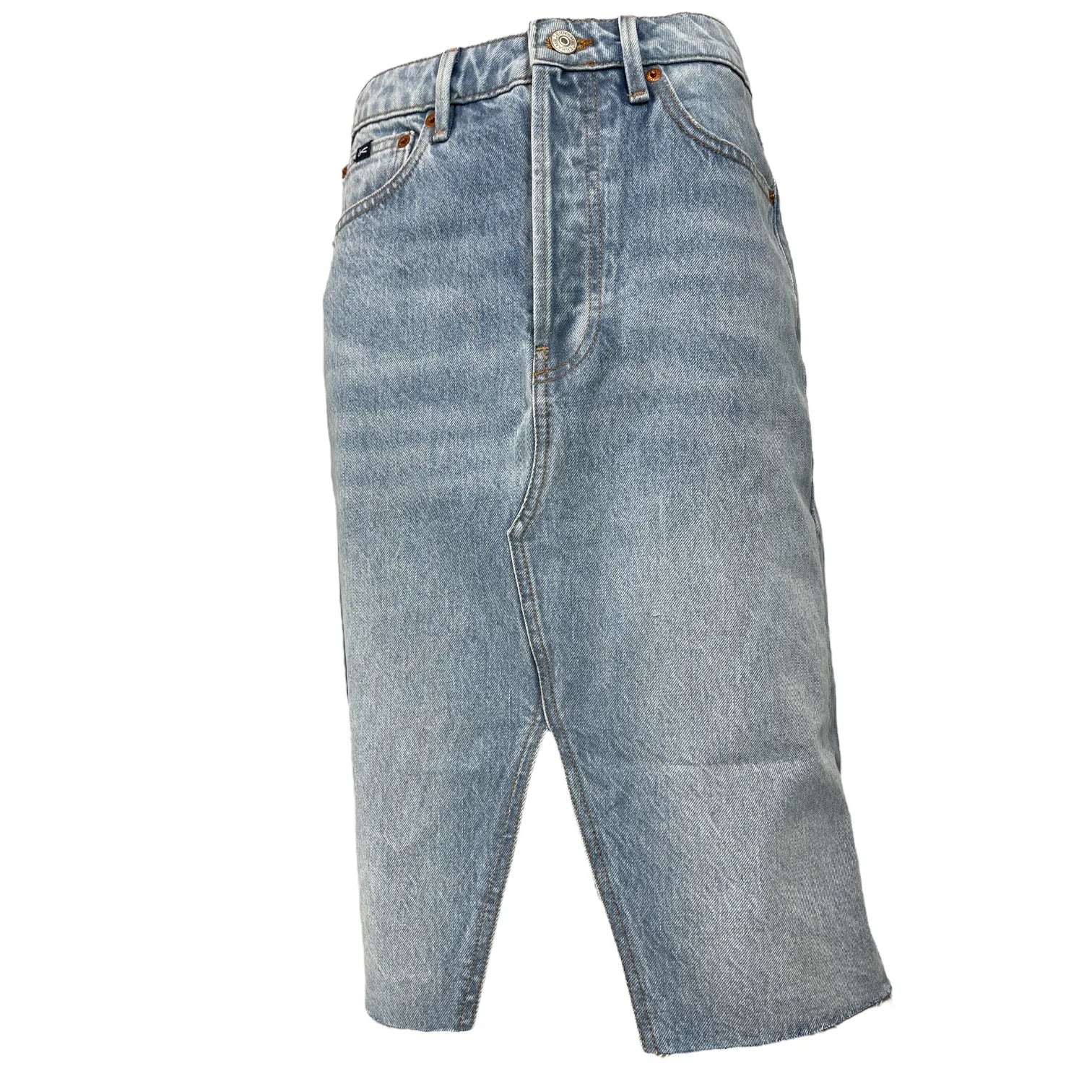 DENHAM 02-24-04-17-001 SHINJU SKIRT LBSW DAMEN ROCK LIGHT BLUE