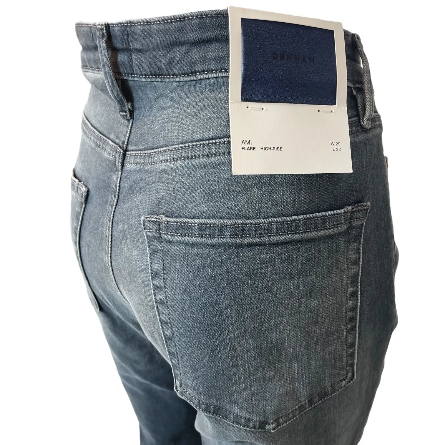 DENHAM 02-24-01-11-067 AMI BG DAMEN JEANS BOOTCUT STRETCH DENIM DARK BLUE