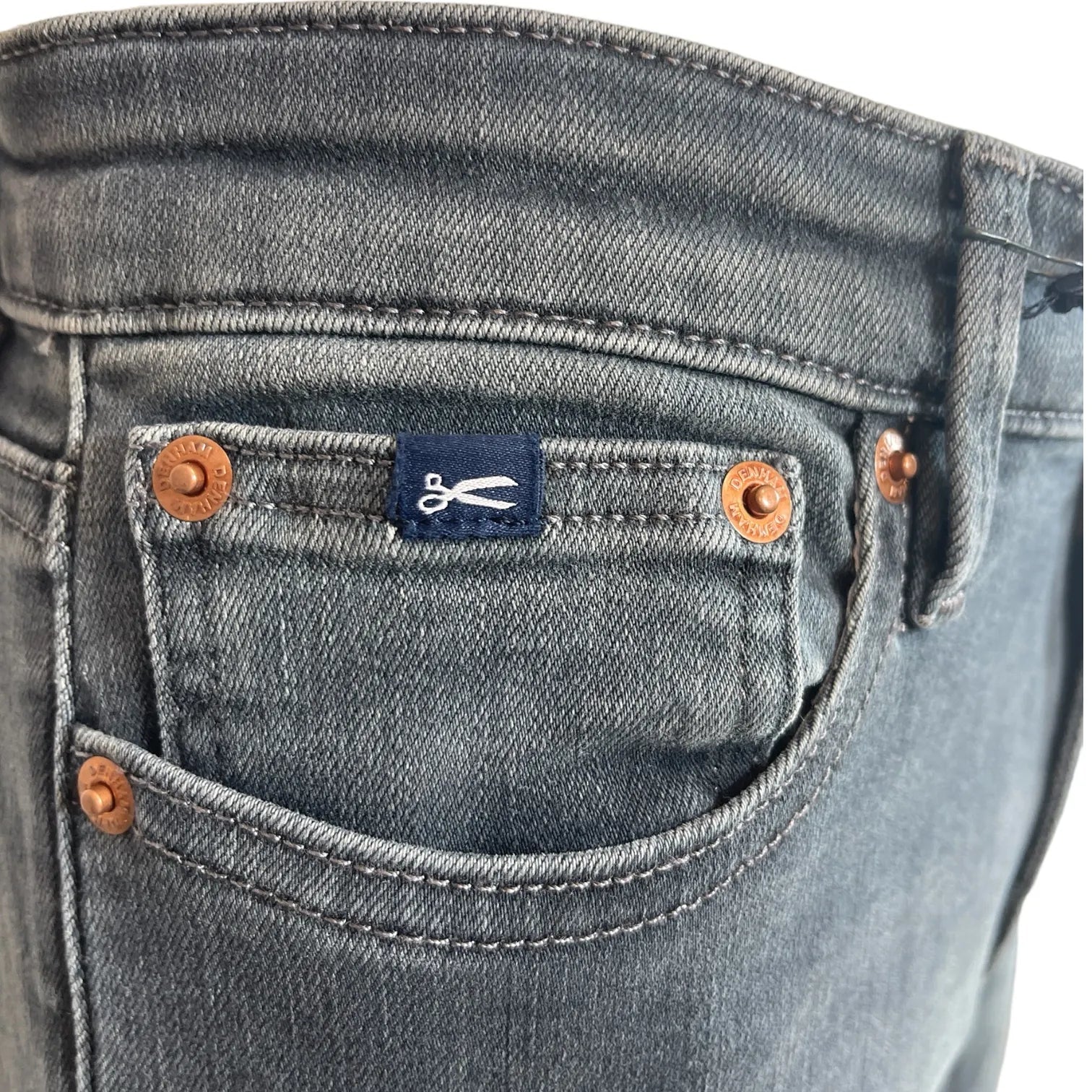 DENHAM 02-24-01-11-067 AMI BG DAMEN JEANS BOOTCUT STRETCH DENIM DARK BLUE