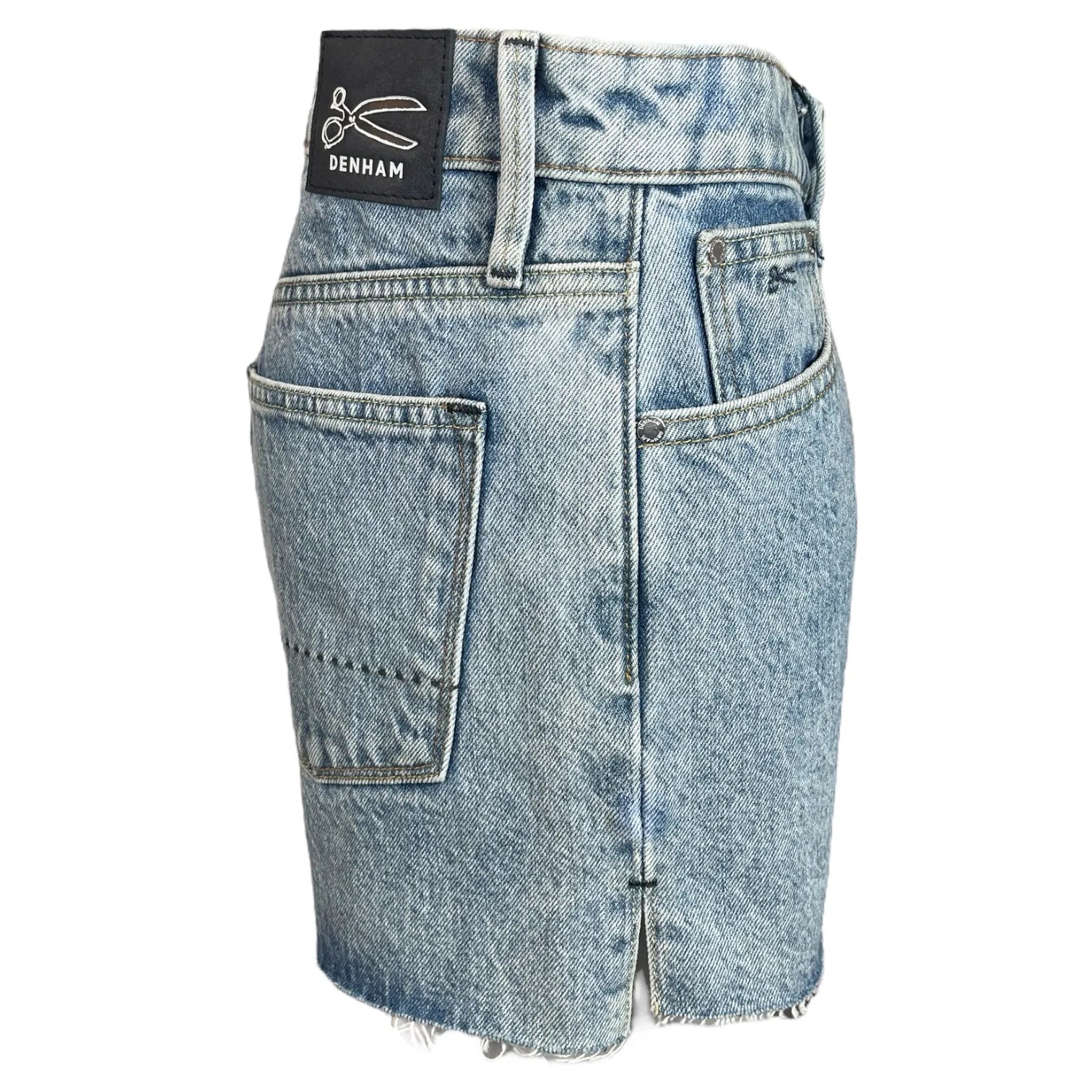 DENHAM 02-23-03-16-012 BRITT DAMEN SHORTS AMSWR MID BLUE