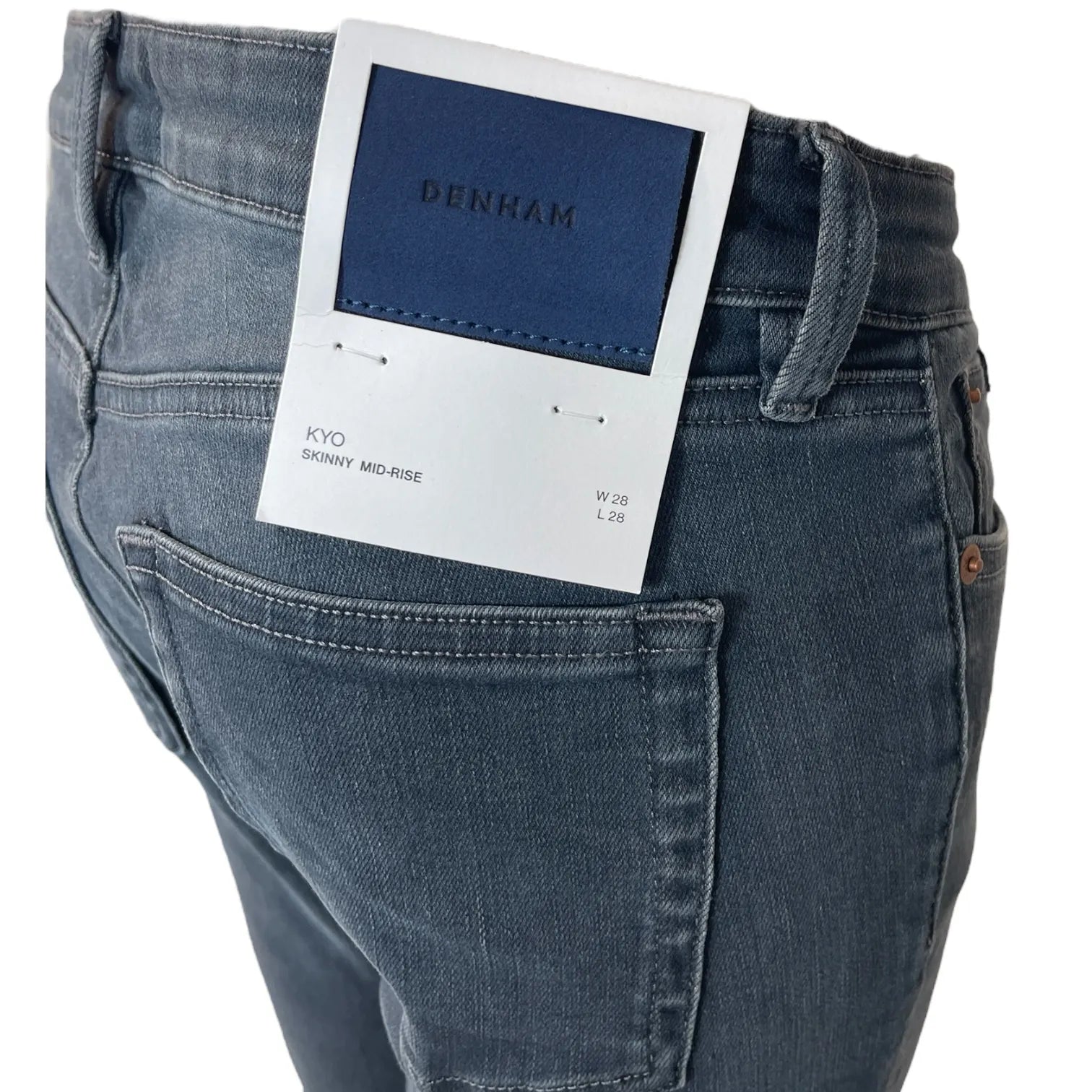 DENHAM 02-24-01-11-066 KYO BG DAMEN JEANS SKINNY MID-RISE STRETCH DARK BLUE