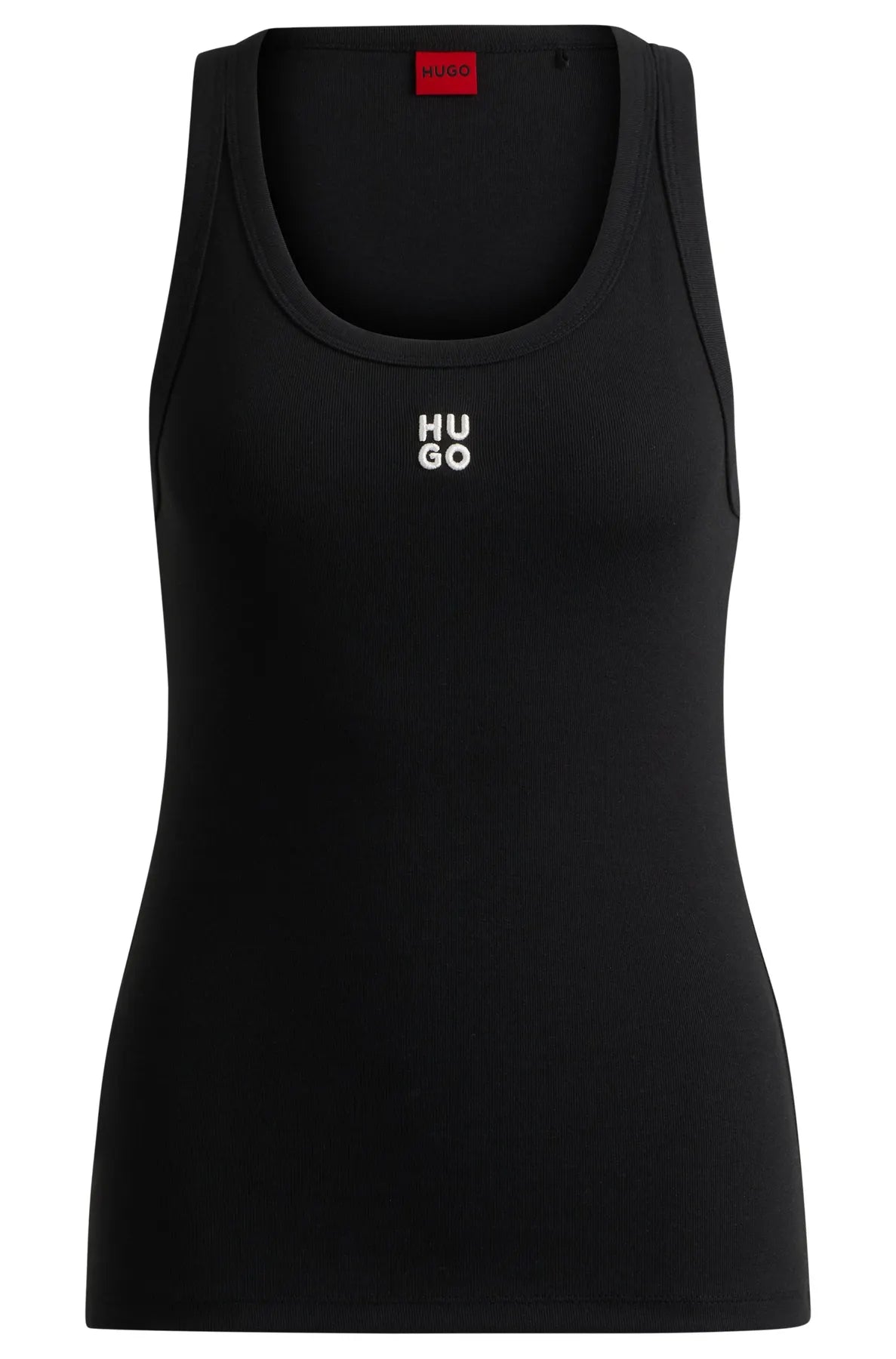 HUGO 50514489 Datamia
Damen Top mit Rippstruktur