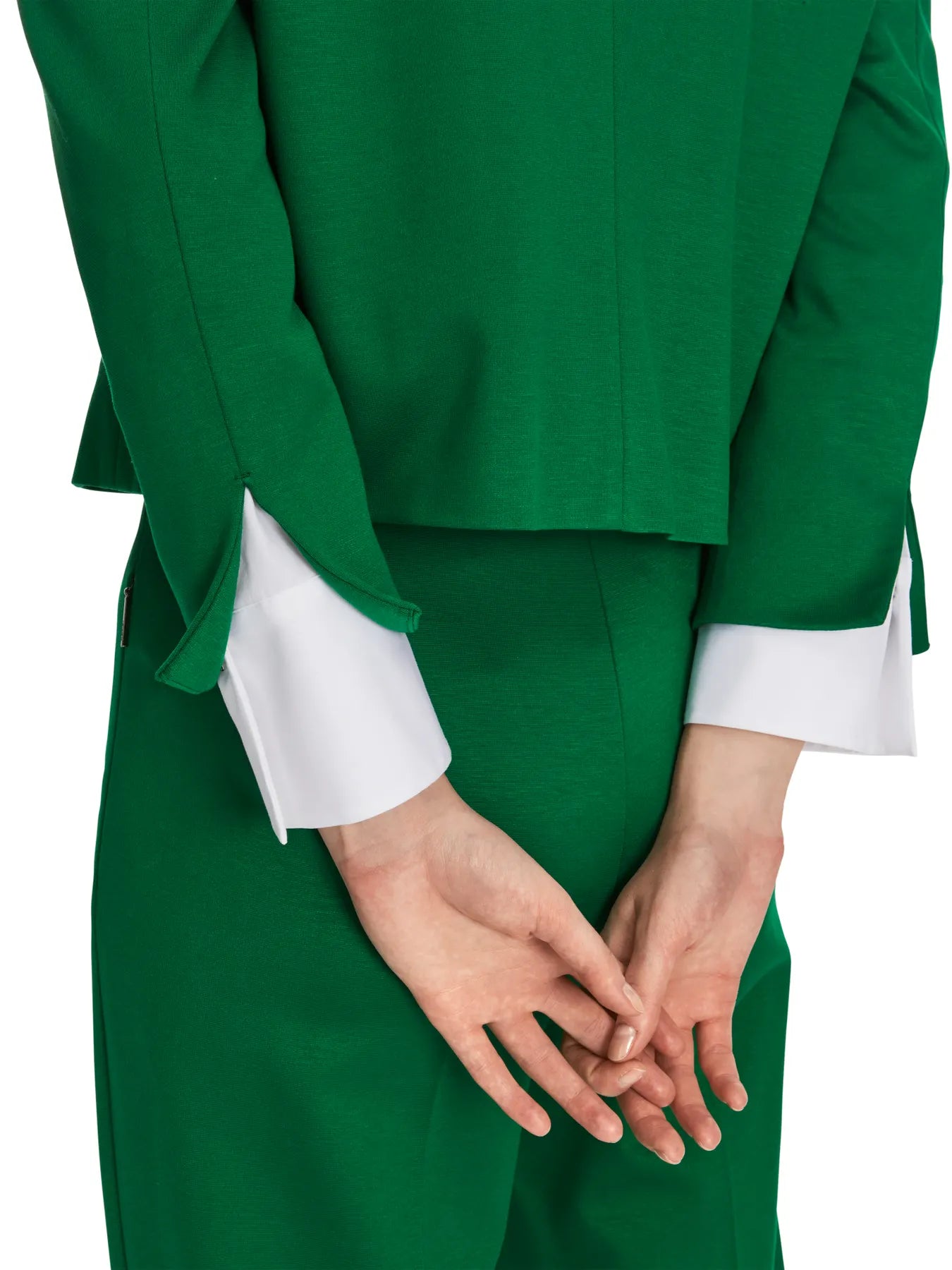 MARC CAIN
XA 31.01 J24 Damen Kurzjacke Blazer Stretch Grün