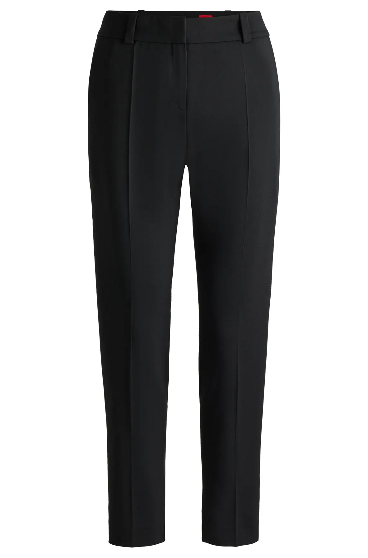 HUGO 50516132 Hetana Verkürzte Damen Hose Stretch Schwarz