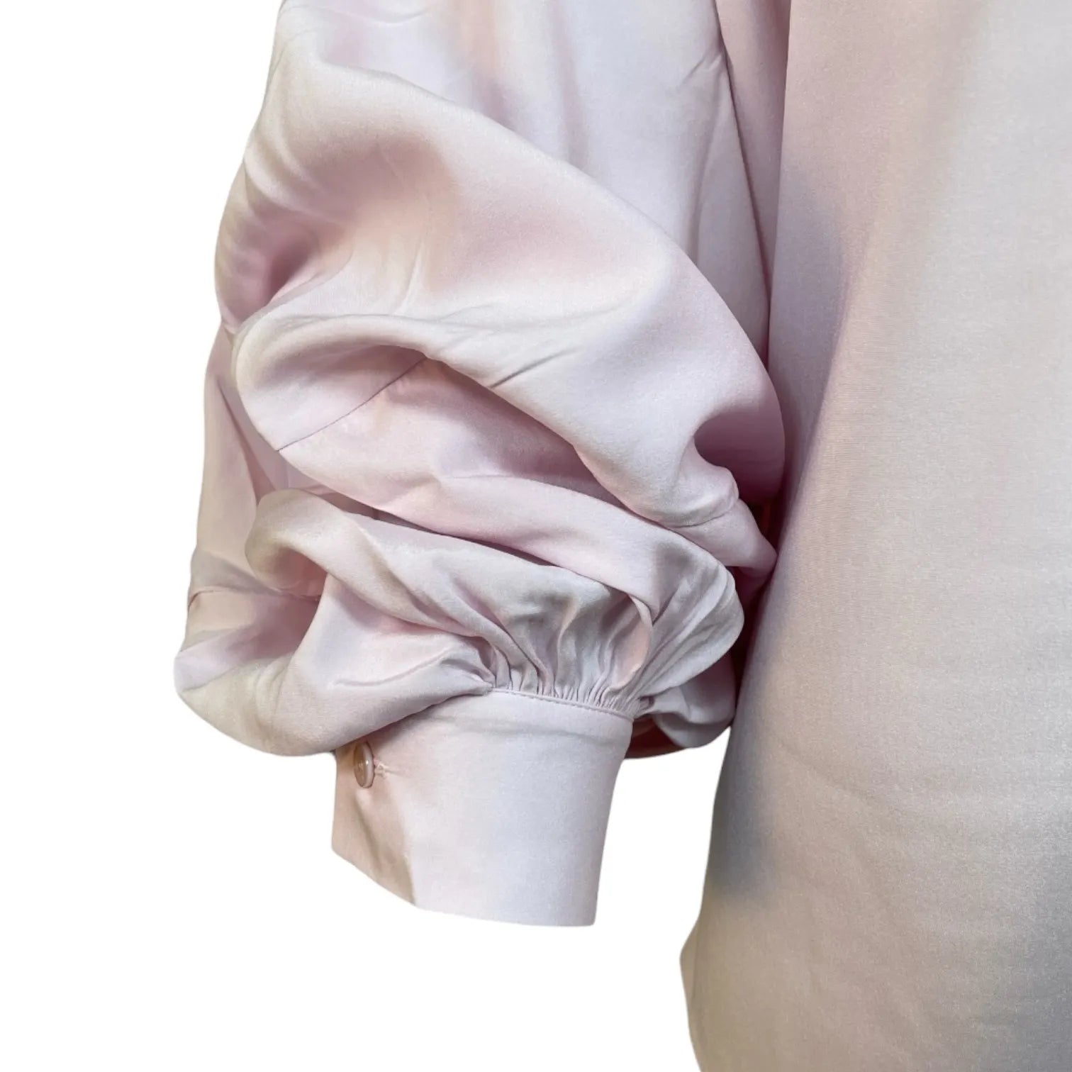 HERZENSANGELEGENHEIT 25241-6003 Seidenbluse mit Puffärmel Stretch SHY 151 Rosé