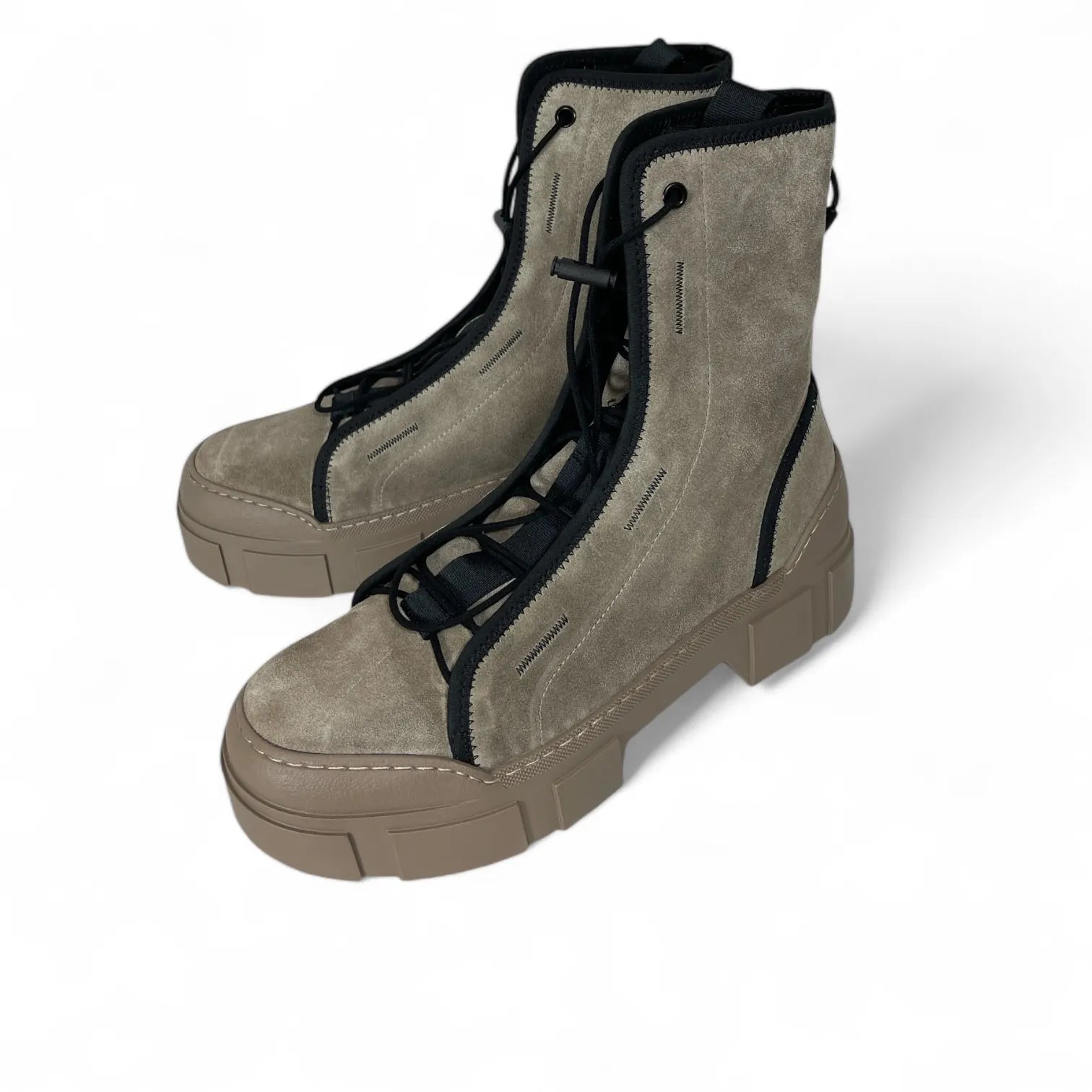 VIC MATIE - 2002 SILVERSTONE DAMEN LEDER BOOTS SUEDE SAFARI 306
