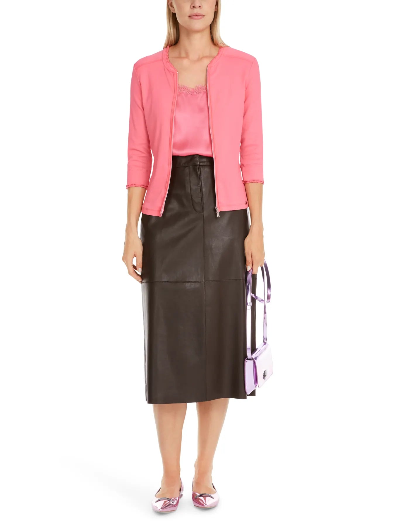 MARC CAIN
YA 31.34 J50 Uni Jacke in Cotton-Ripp Rose bright candy pink