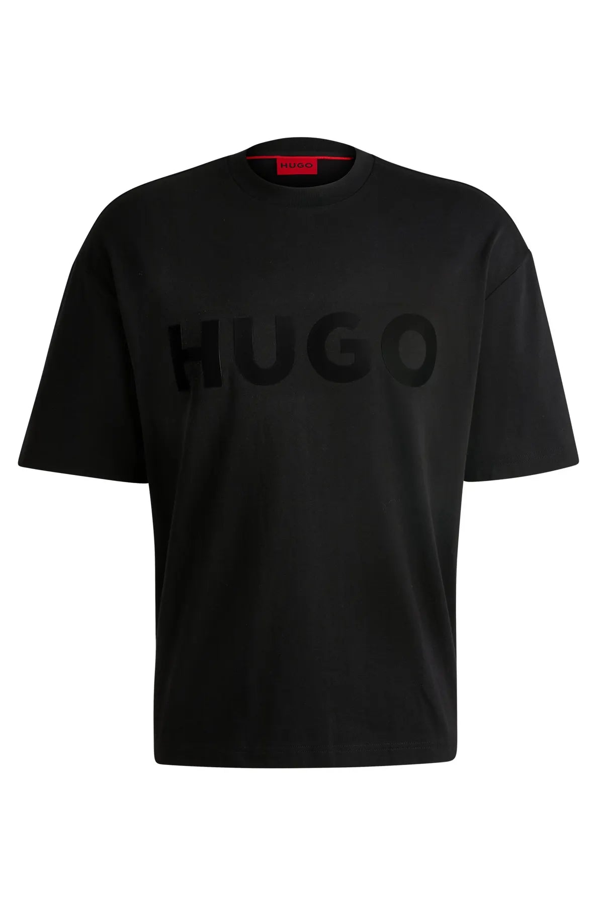 HUGO 50525765 Dinkee Herren T-Shirt aus Baumwoll-Jersey mit tonalem Logo