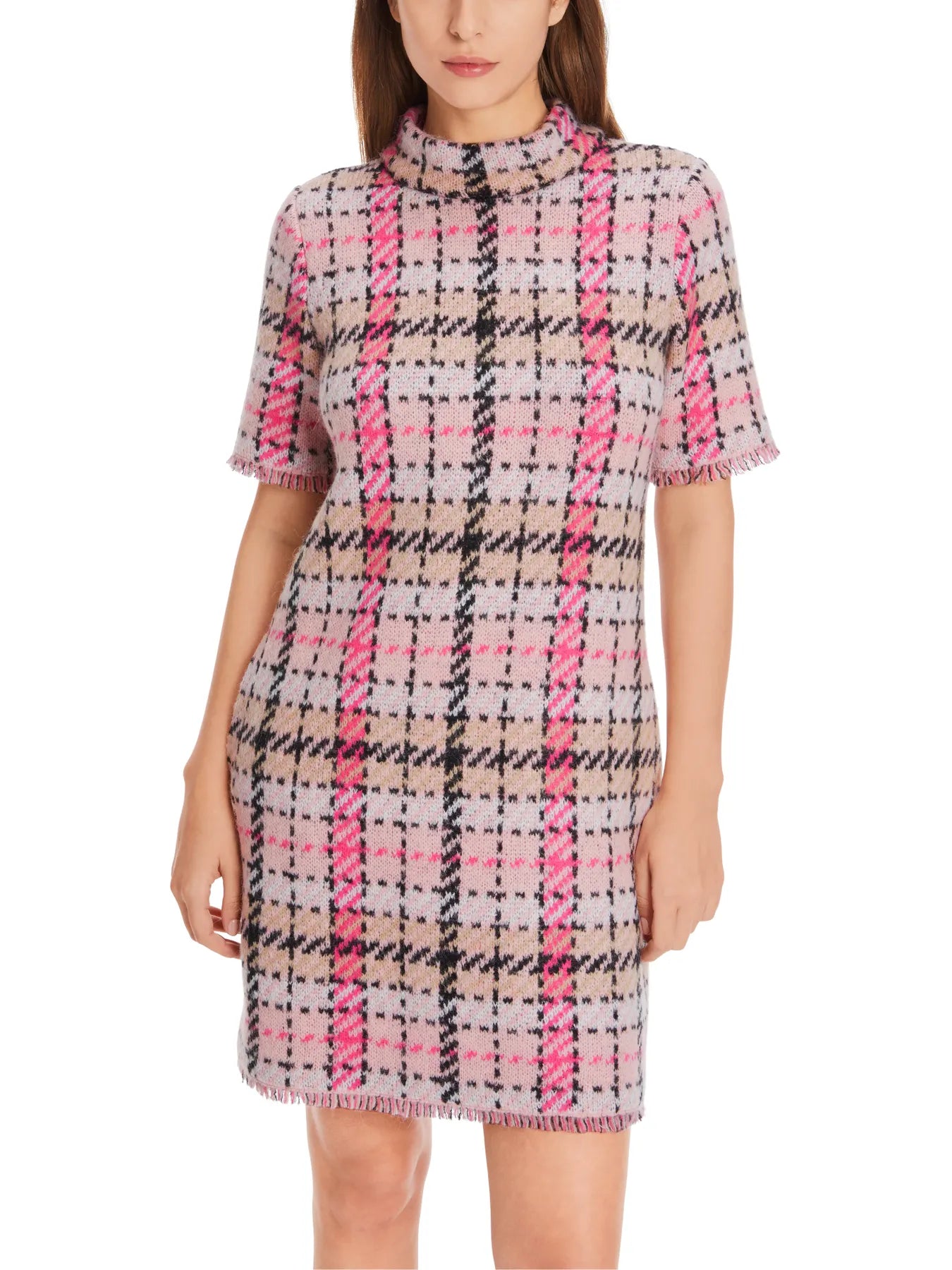 MARC CAIN
XC 21.41 M16 Kurzes Kariertes Minikleid warm rose