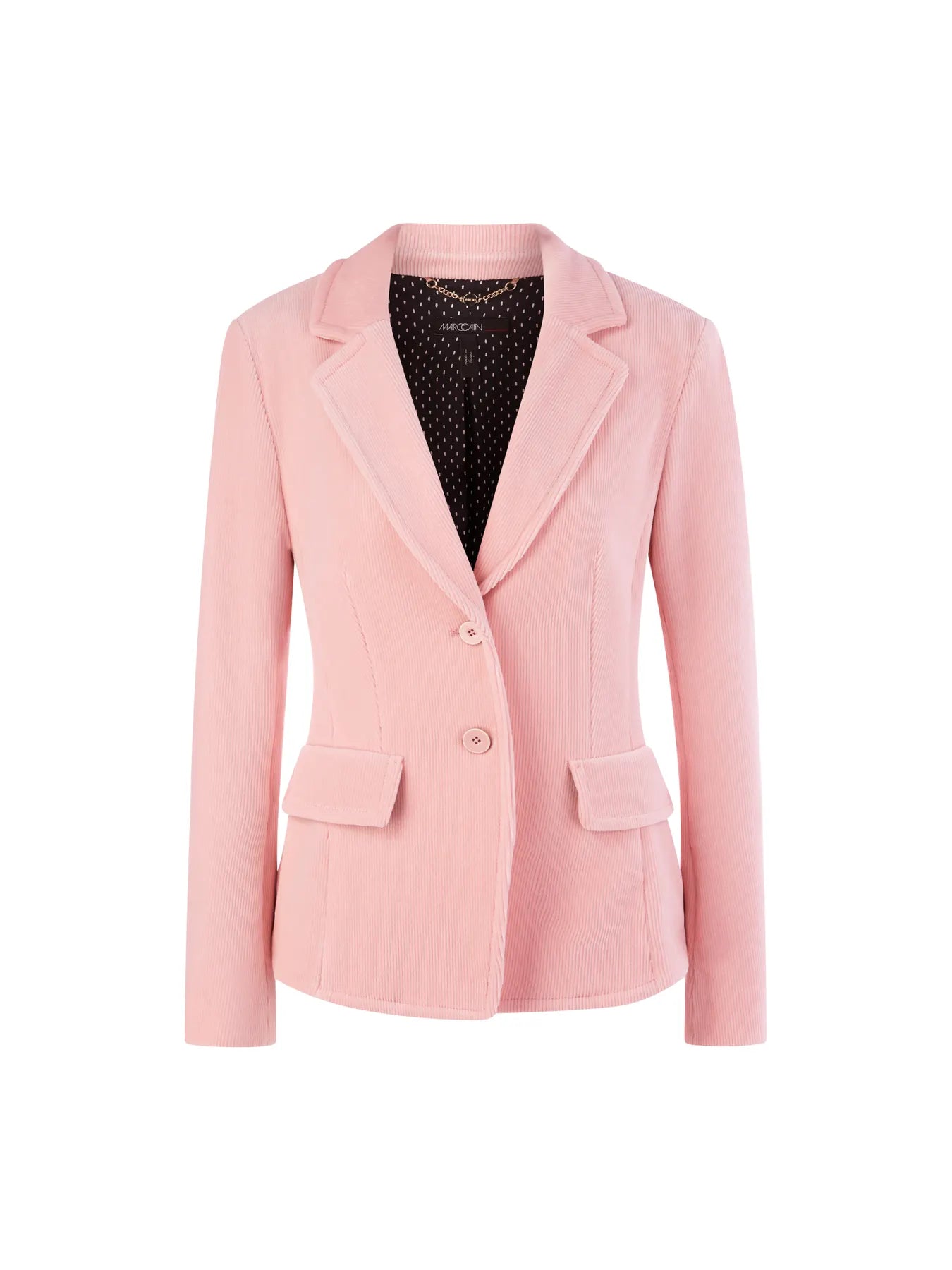 MARC CAIN XC 34.34 J31 Körpernaher Cordblazer warm rose