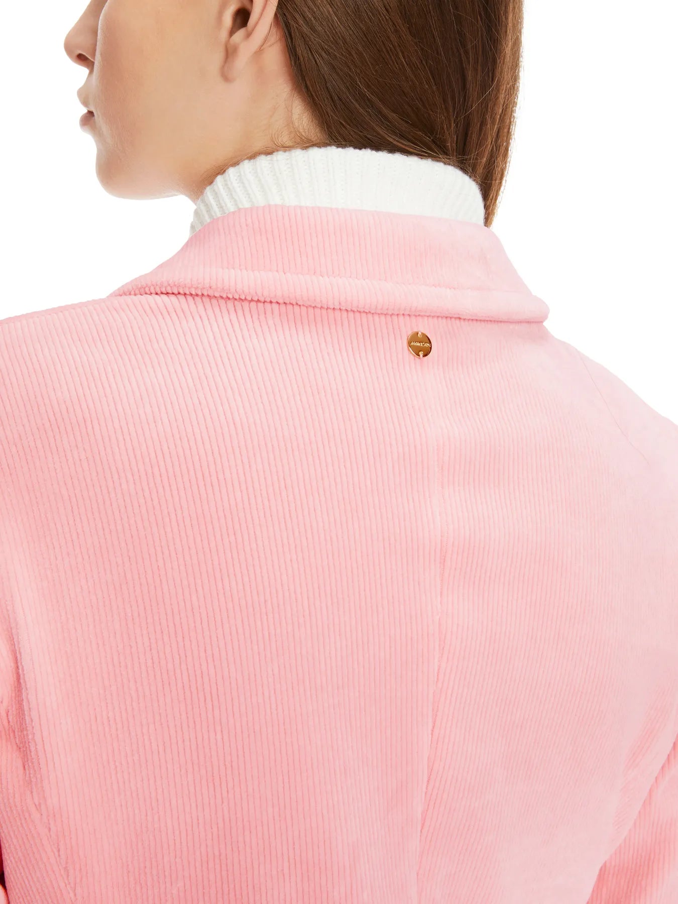 MARC CAIN XC 34.34 J31 Körpernaher Cordblazer warm rose