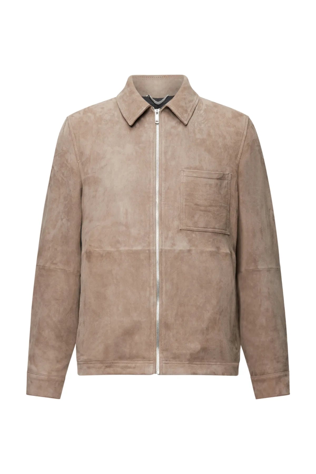 DRYKORN 180095 JERSON 10 LEDER JACKE OVERJACKET BRAUN 1715