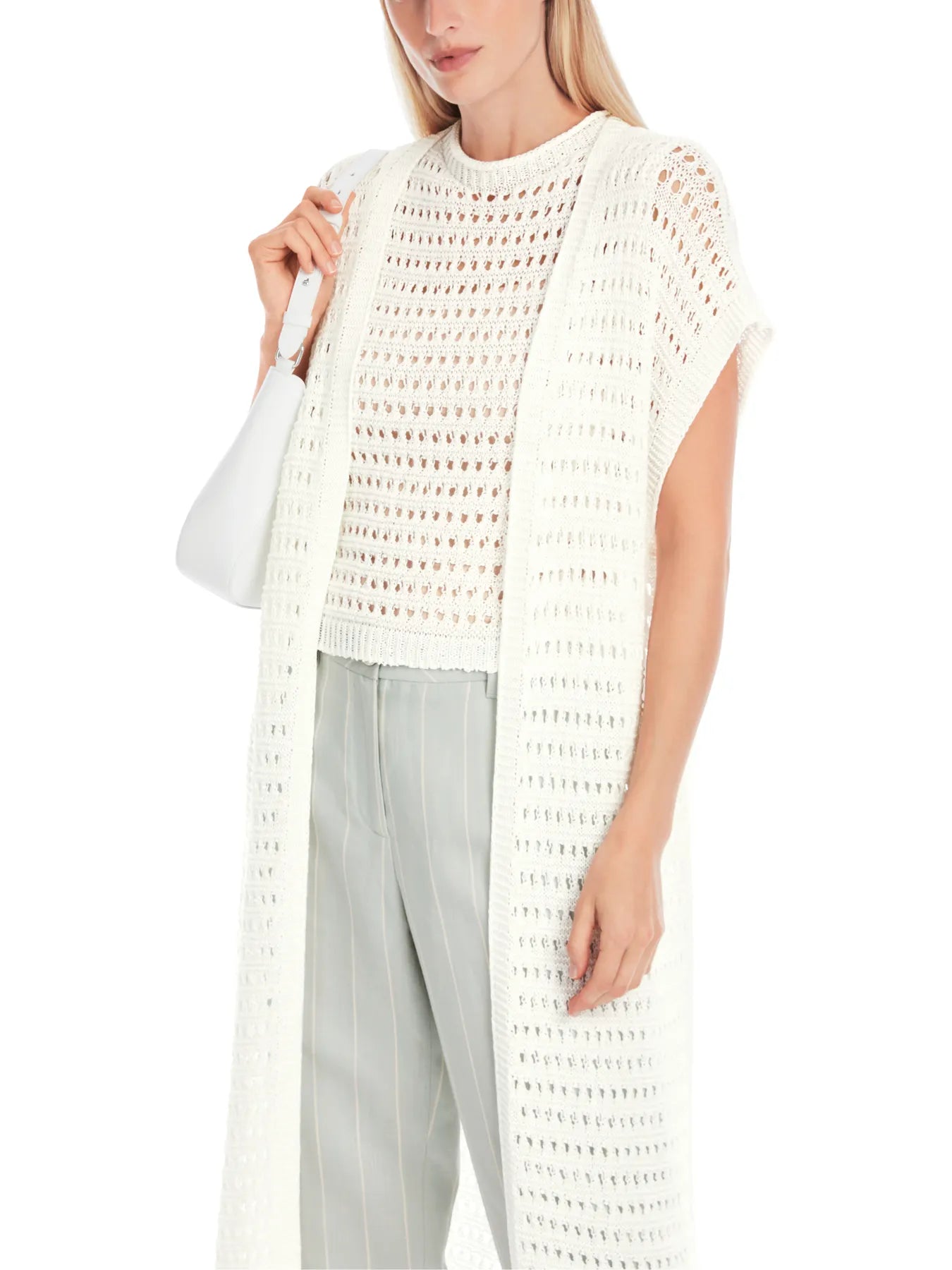 MARC CAIN
YC 37.03 M36 Damen Strick-Weste Weiß