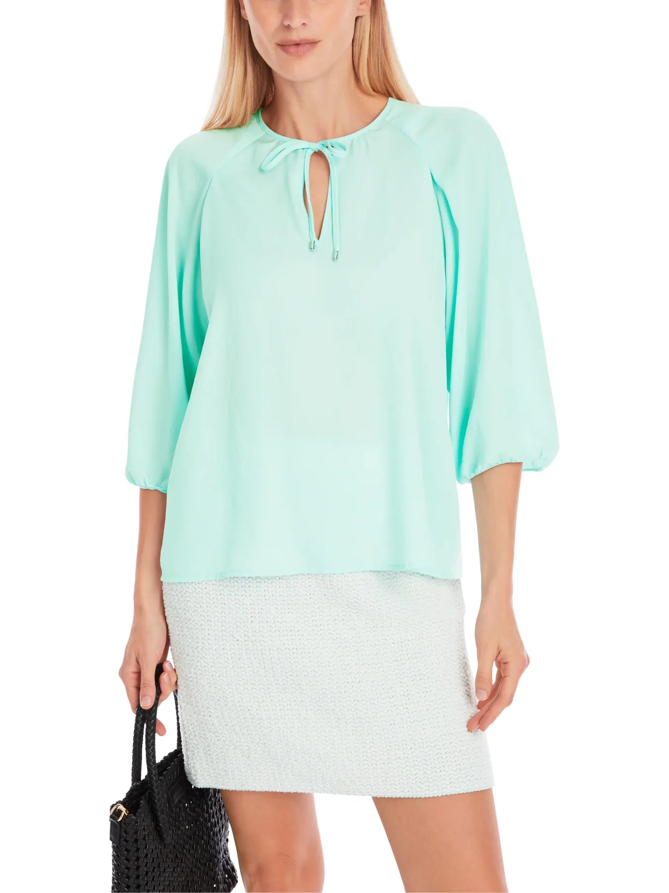 MARC CAIN YC 51.31 W39 Weite Raglan-Bluse Rethink Together Pastel Mint breath