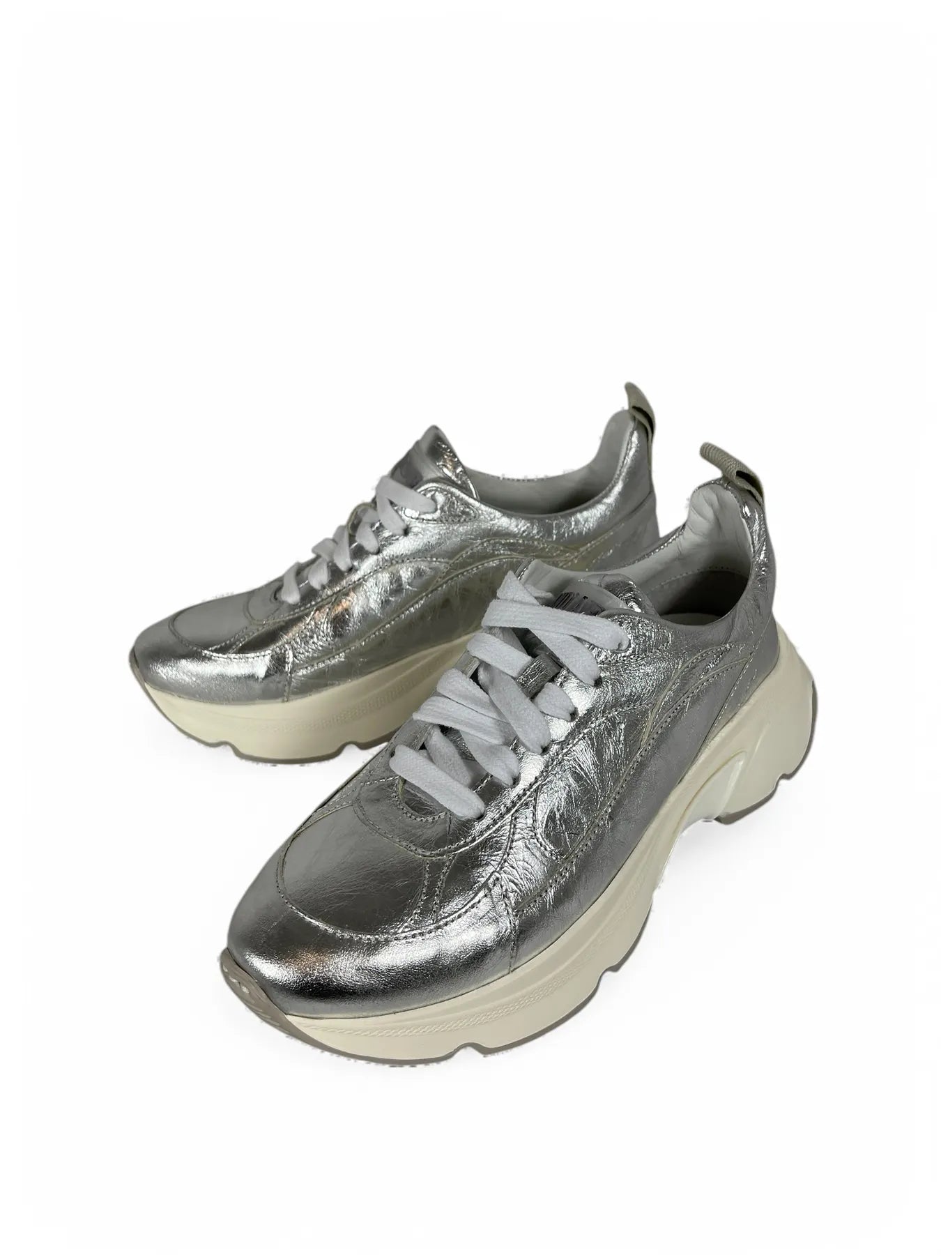 ANDIA FORA DOVER - BIG RUN UNI CHAMPION DAMEN SNEAKER SILBER.