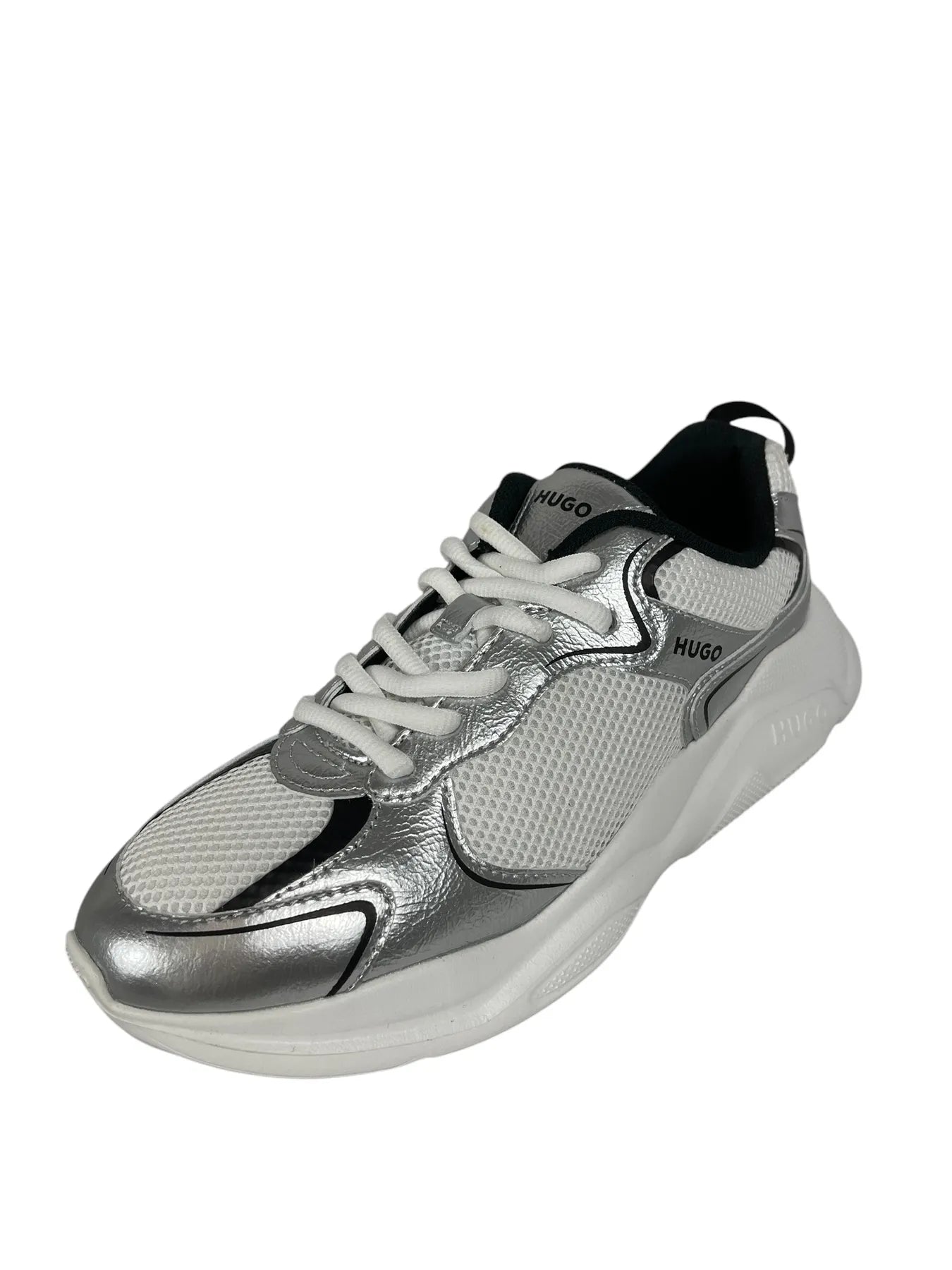 HUGO 50536308 Leon_Tenn_melmn 10269756 01 Damen Sneaker Open White