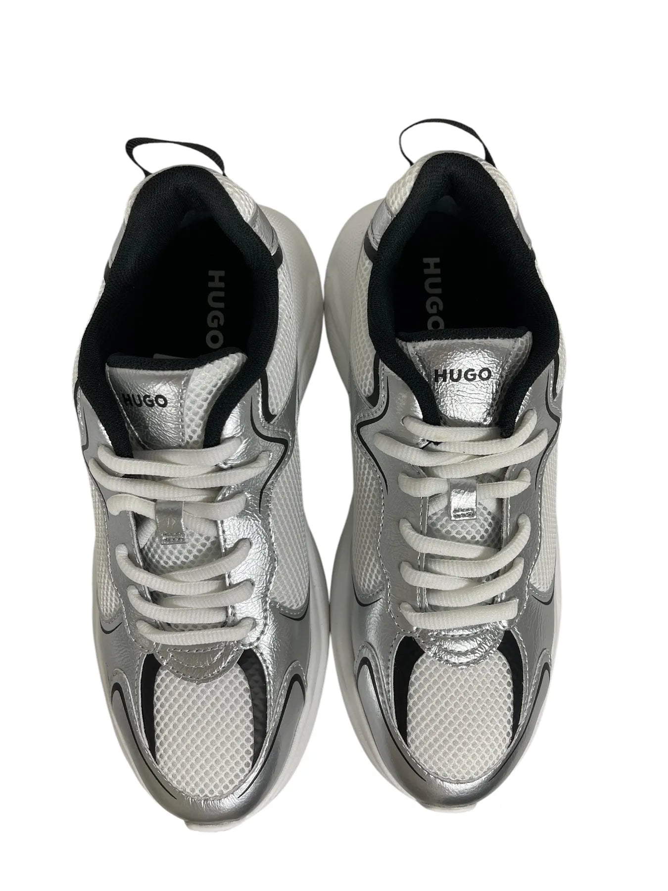 HUGO 50536308 Leon_Tenn_melmn 10269756 01 Damen Sneaker Open White