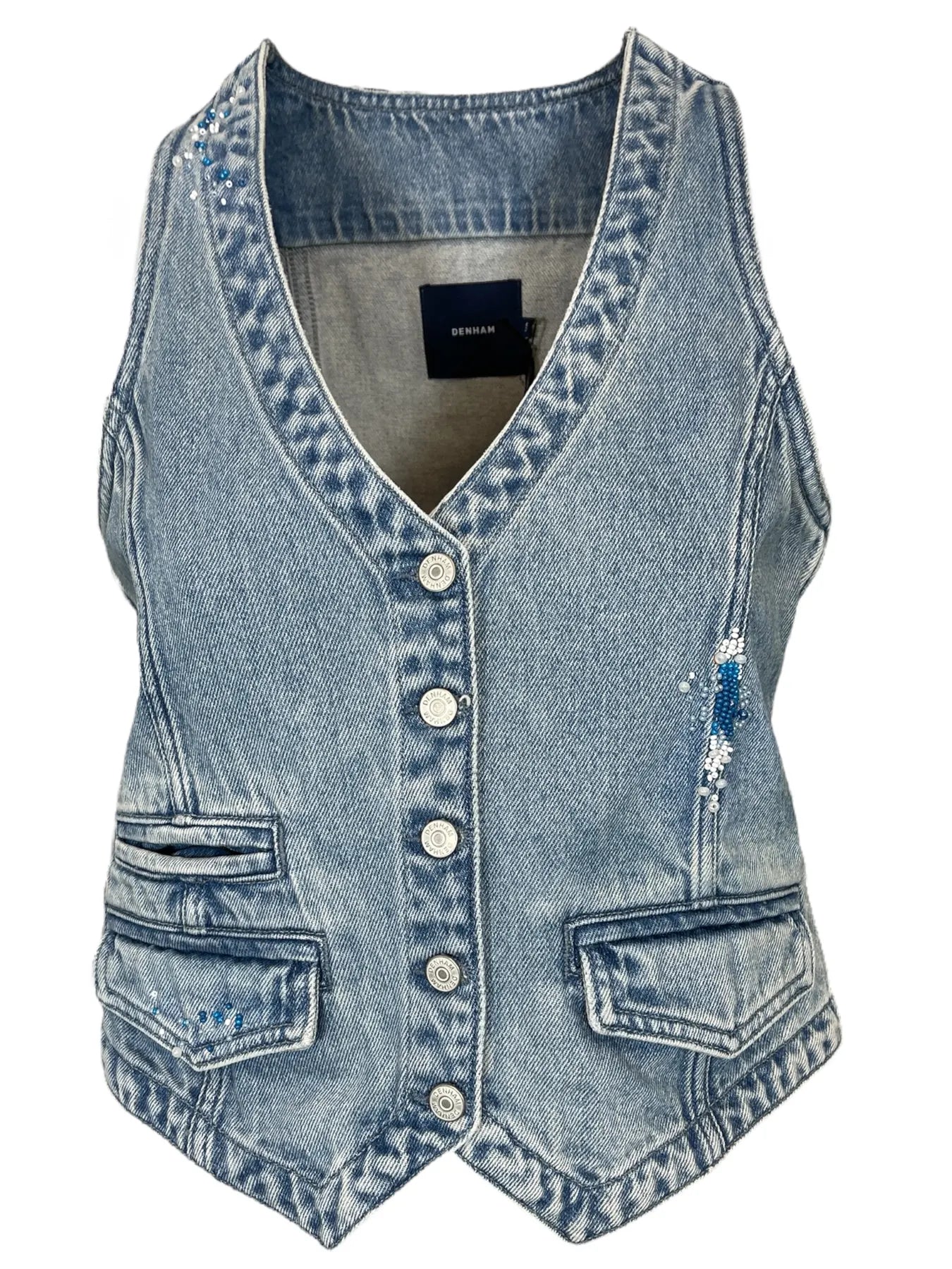 DENHAM 02-25-01-21-304 MASAKI VEST SWE JEANSWESTE
