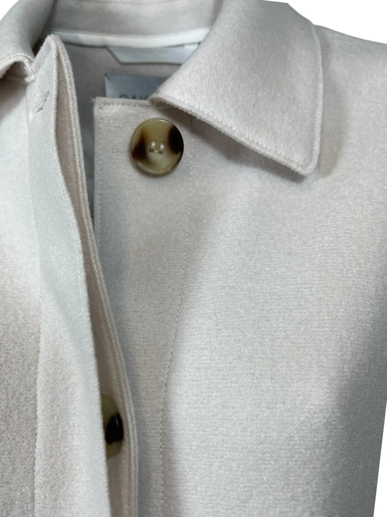 OAKWOOD AGATA 65063 DAMEN WOLLMANTEL WOLLWEIß