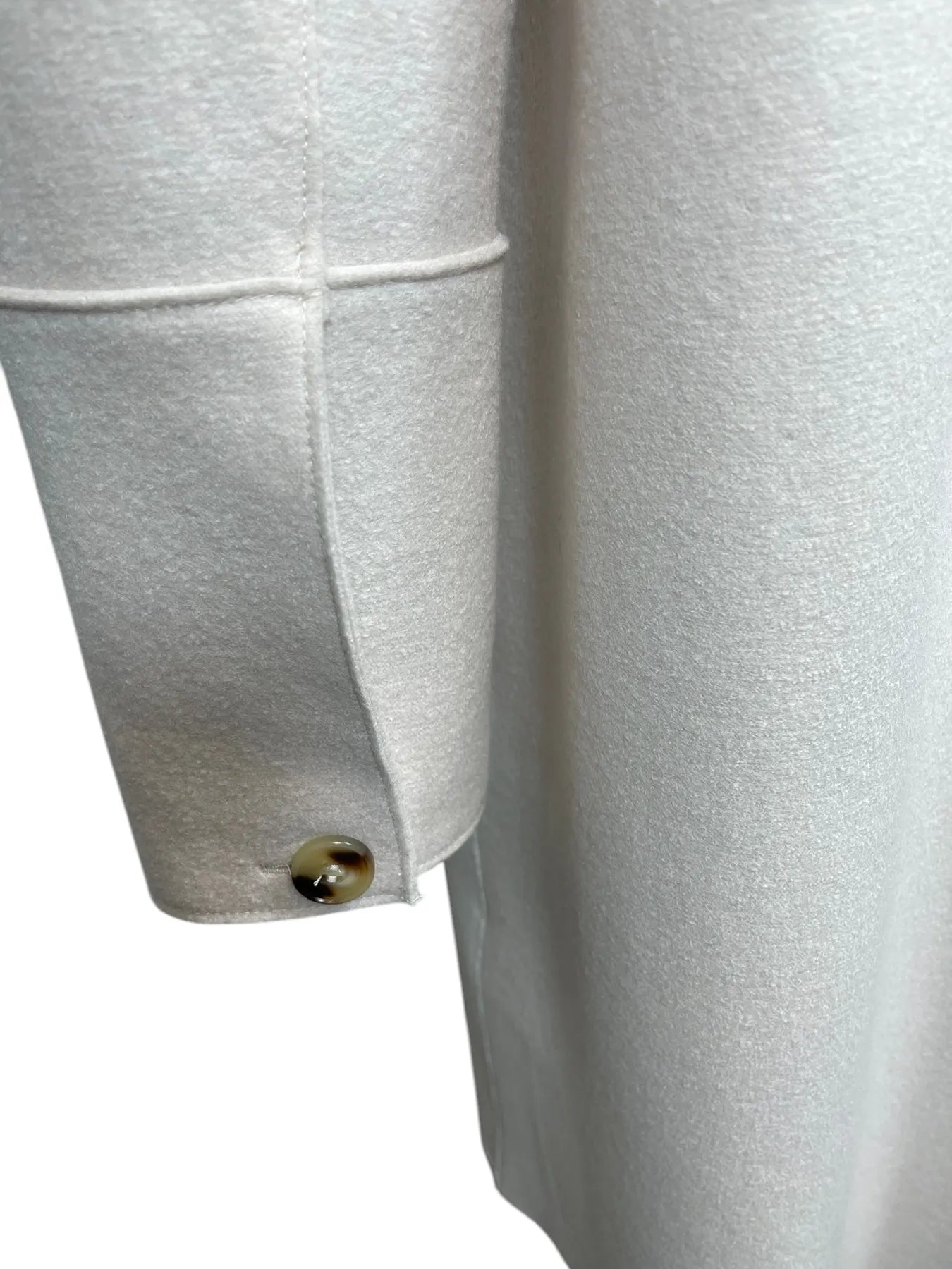 OAKWOOD AGATA 65063 DAMEN WOLLMANTEL WOLLWEIß