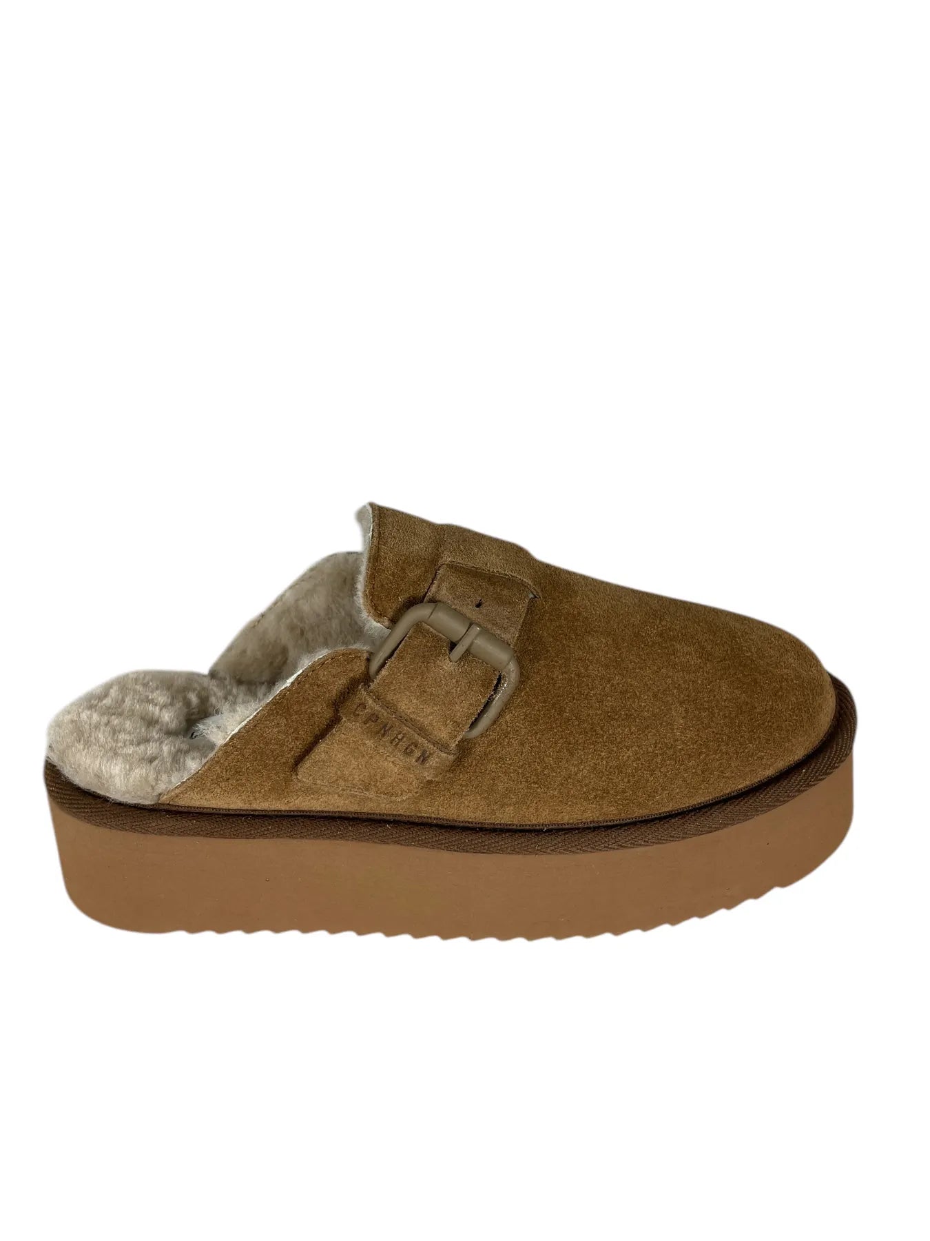 COPENHAGEN CPH277 SLIPPERS SUEDE LAMMFELL BRAUN