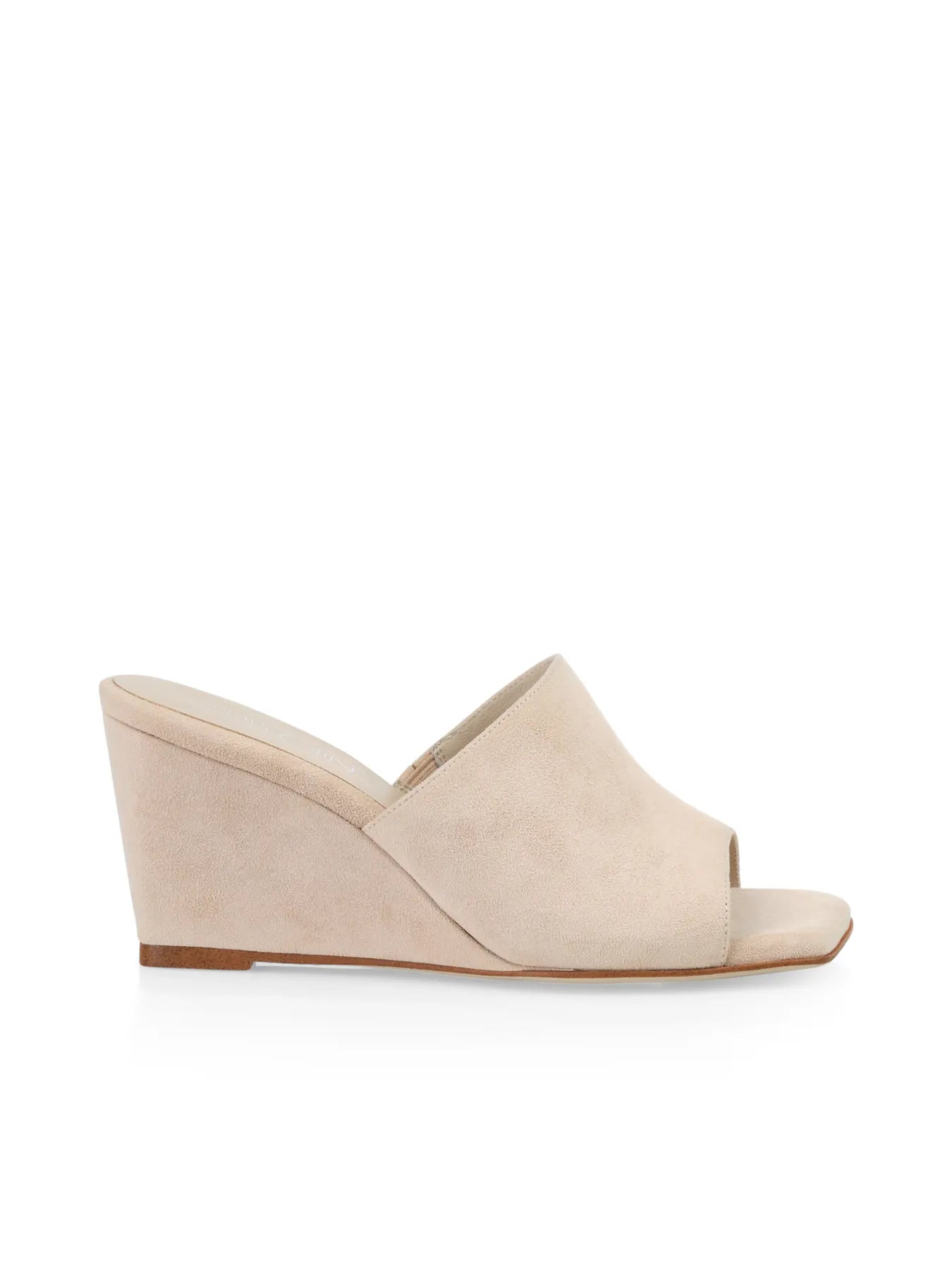 MARC CAIN
YC SQ.01 L28 Pantolette Suede Keilabsatz Weiß