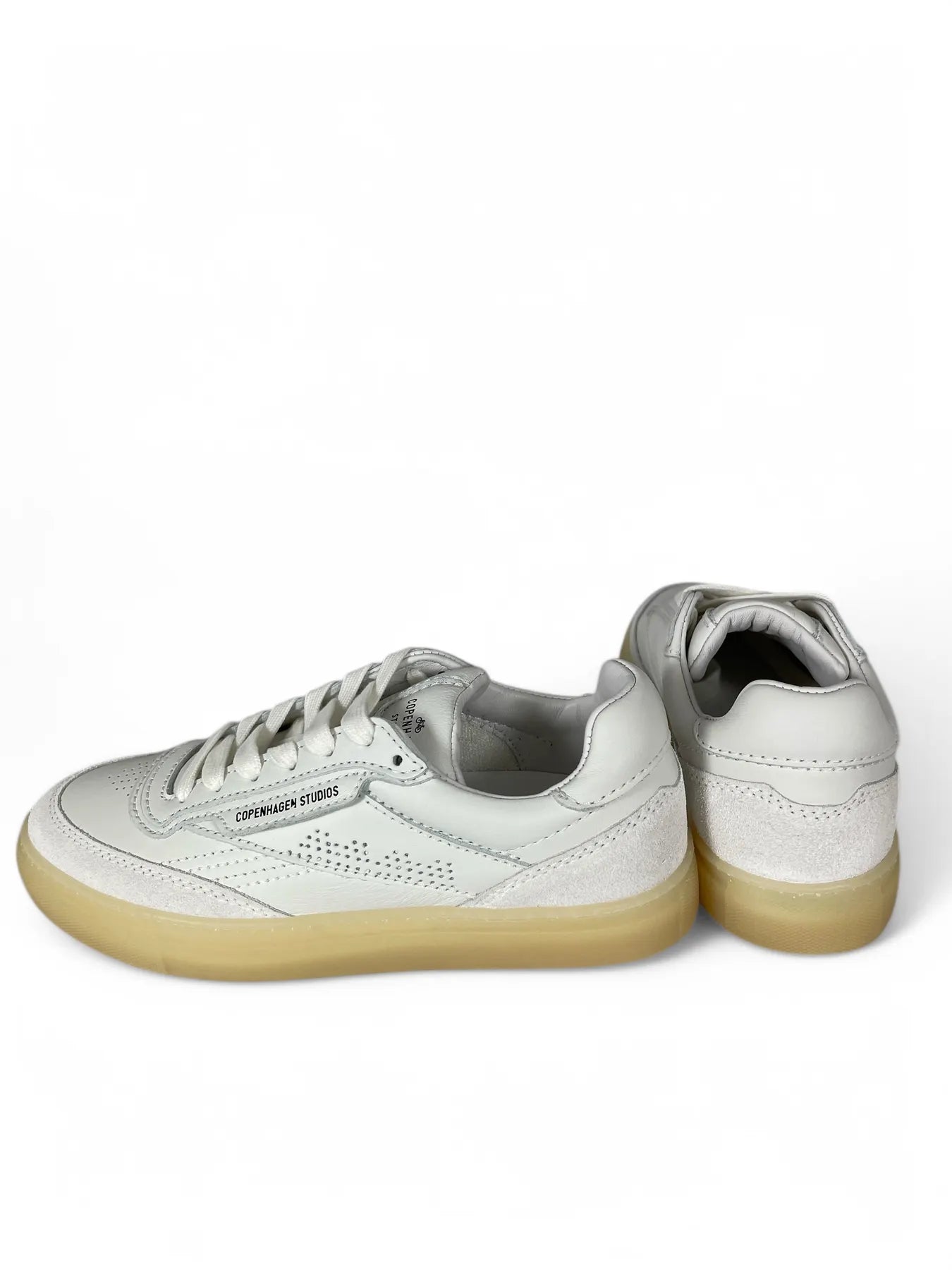 COPENHAGEN CPH90 LEATHER MIX DAMEN SNEAKER WHITE/CREAM