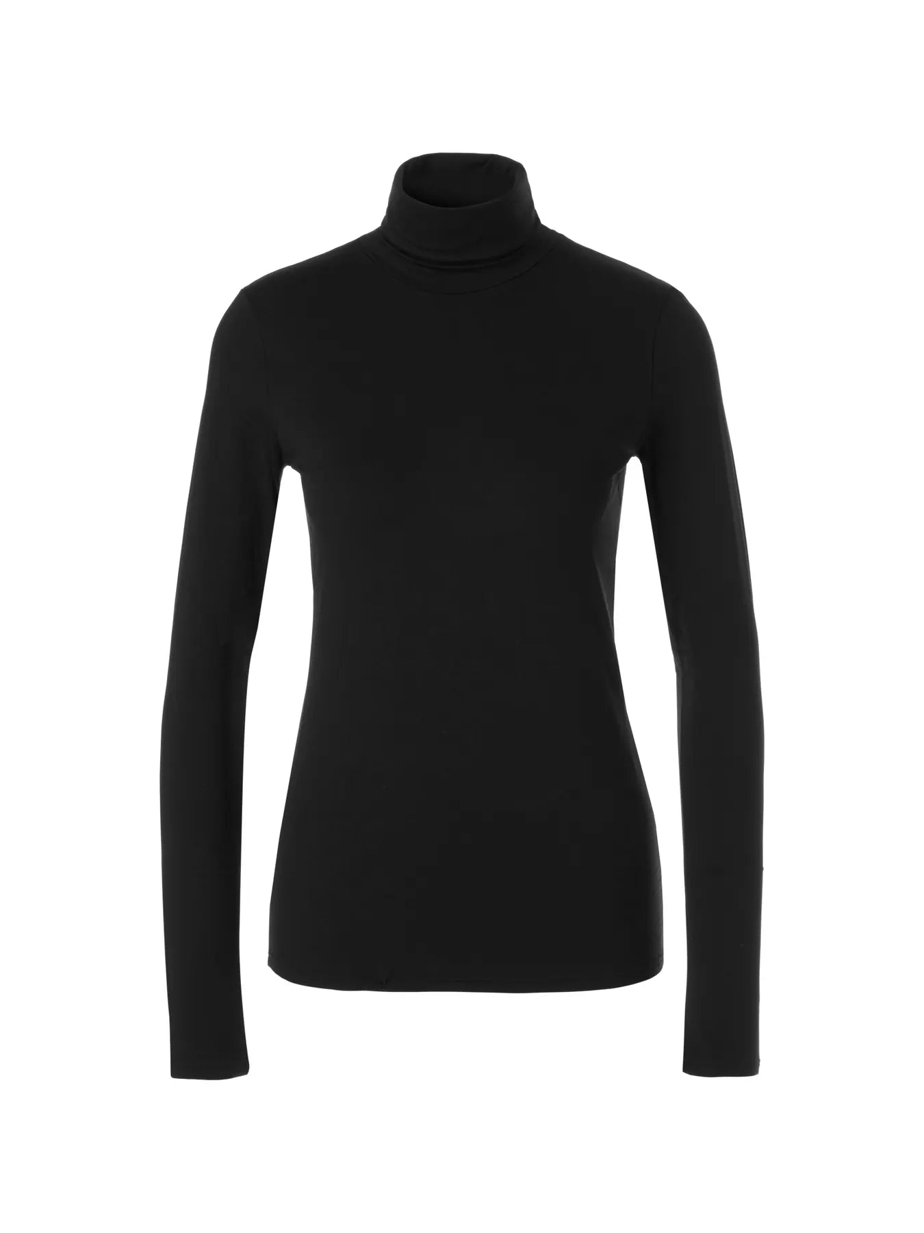 MARC CAIN +E 48.54 J03 Zarter Rollkragenpullover Schwarz black 900