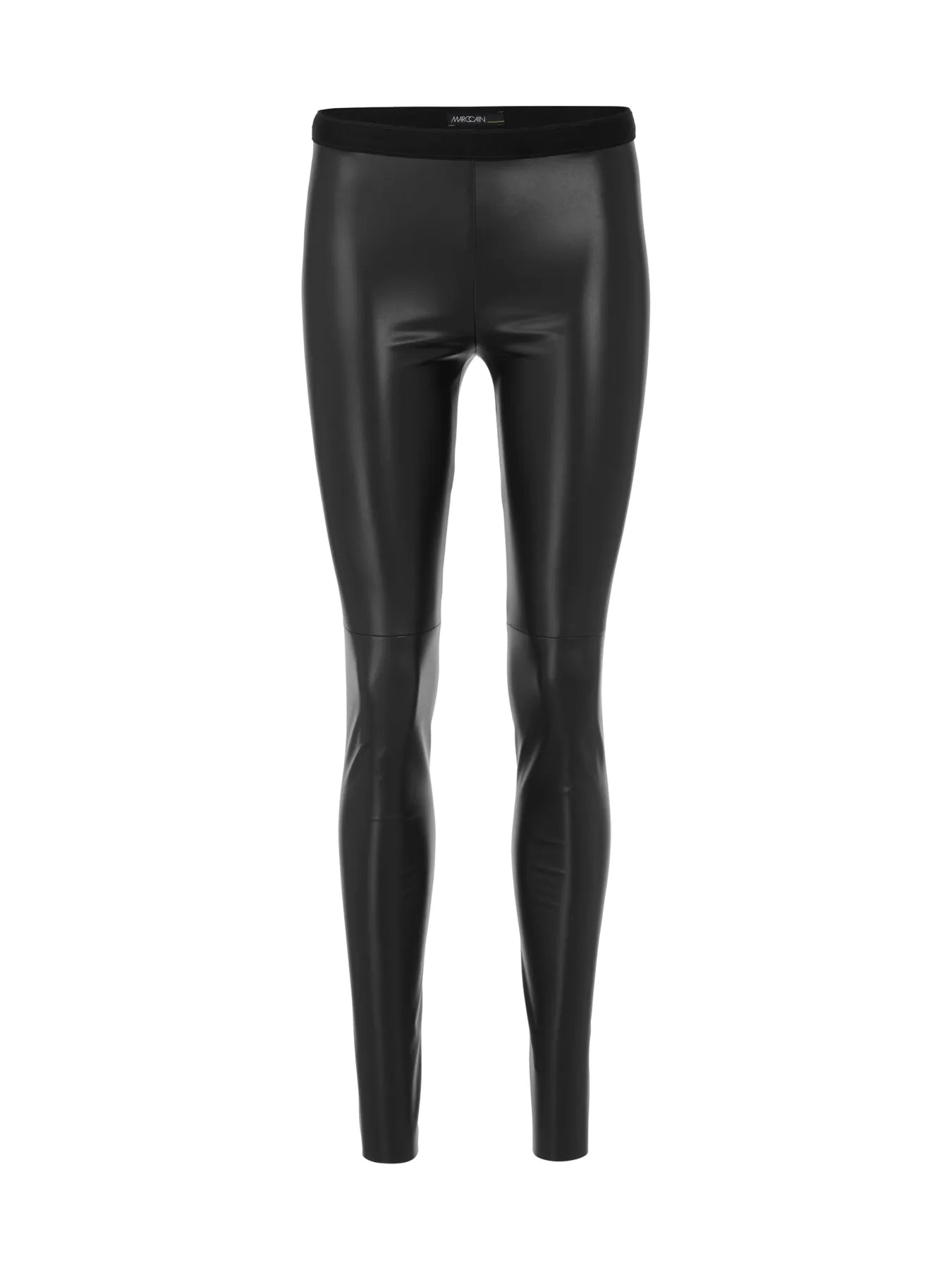 MARC CAIN +E 84.05 J78 Leggings aus Kunstleder schwarz black 900