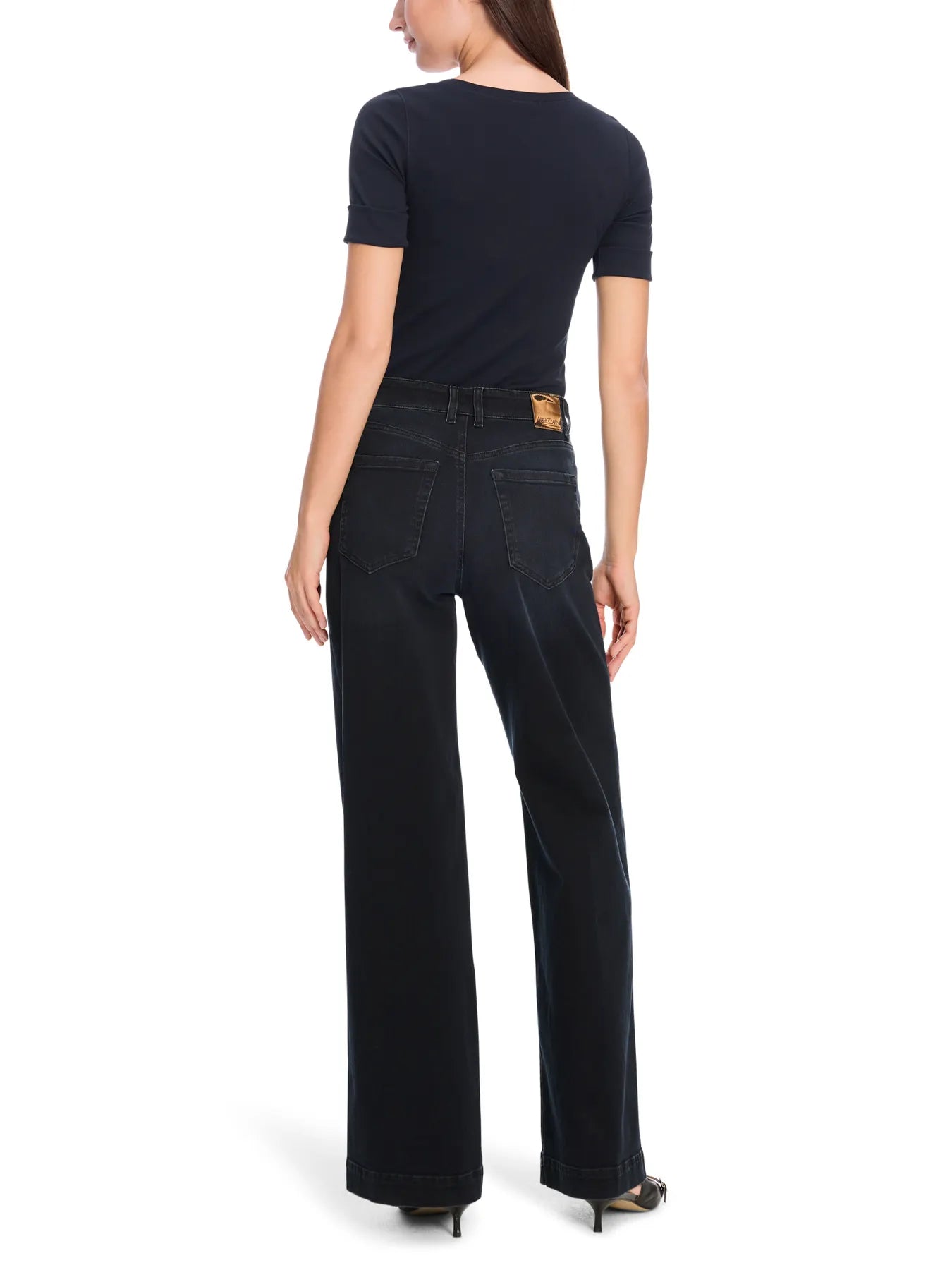 MARC CAIN +E 48.69 J14 Hochwertiges Basic-Shirt midnight blue 395