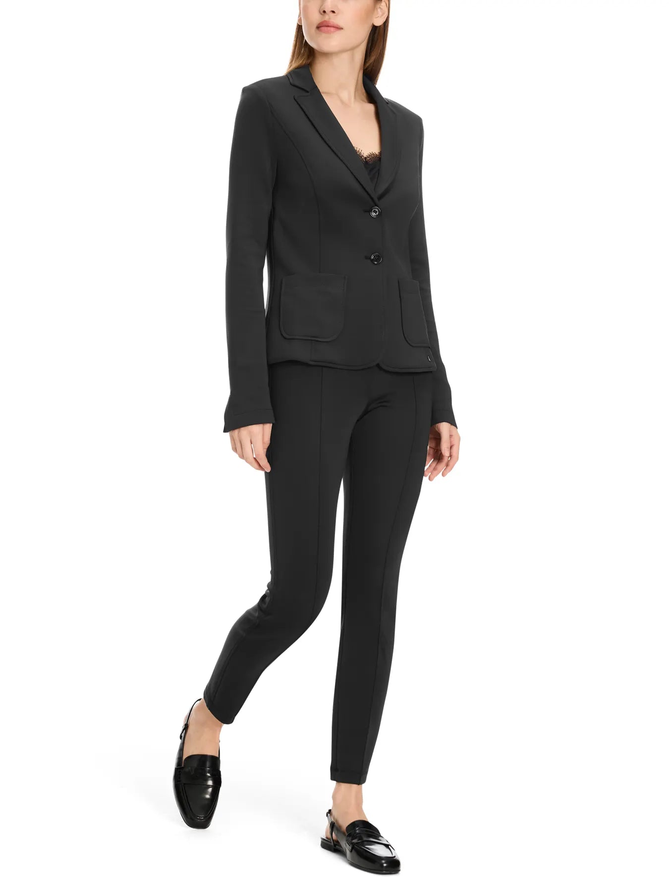 MARC CAIN
+E 34.02 J35 Blazer mit aufgesetzten Taschen Schwarz
