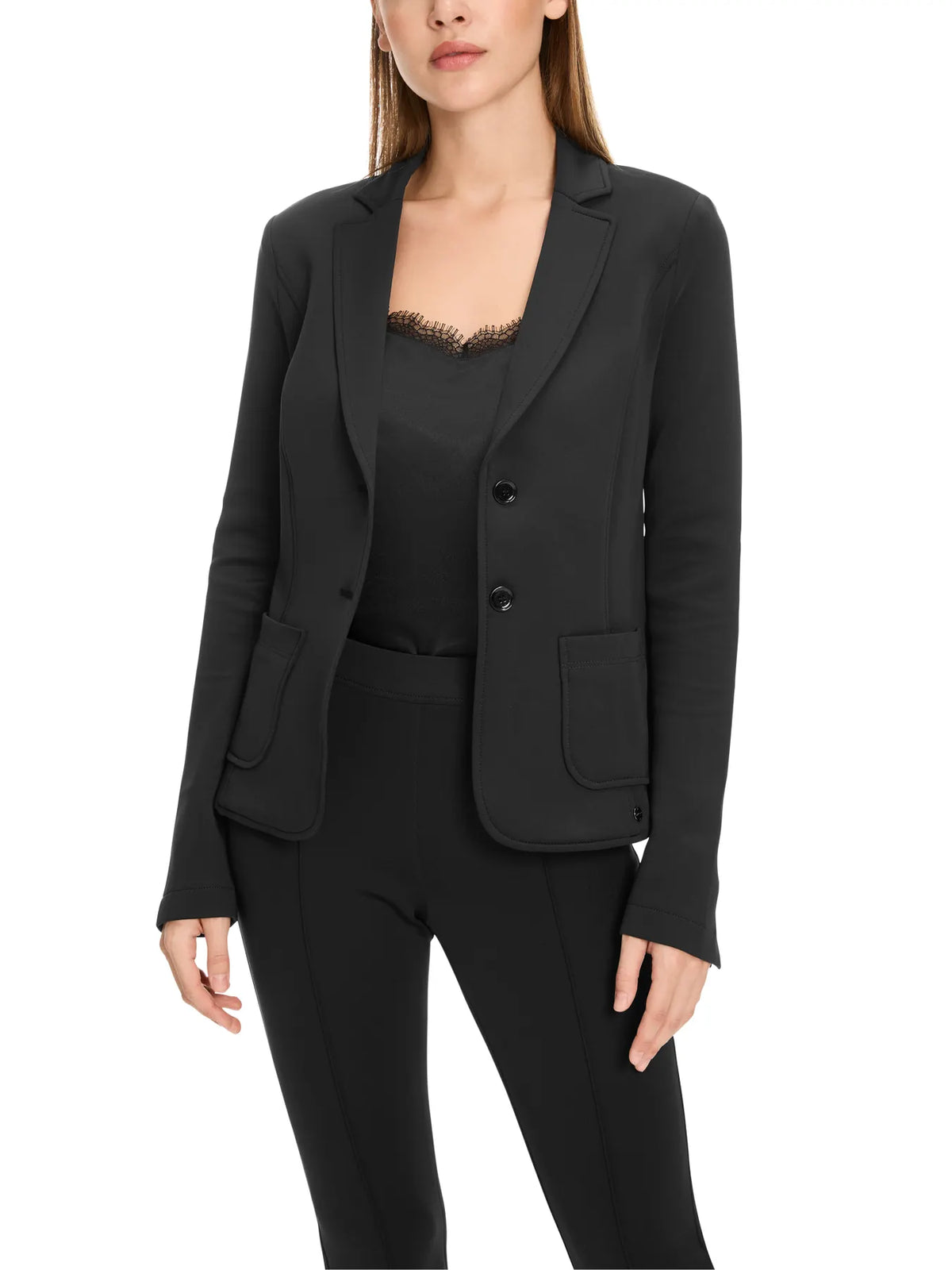 MARC CAIN
+E 34.02 J35 Blazer mit aufgesetzten Taschen Schwarz