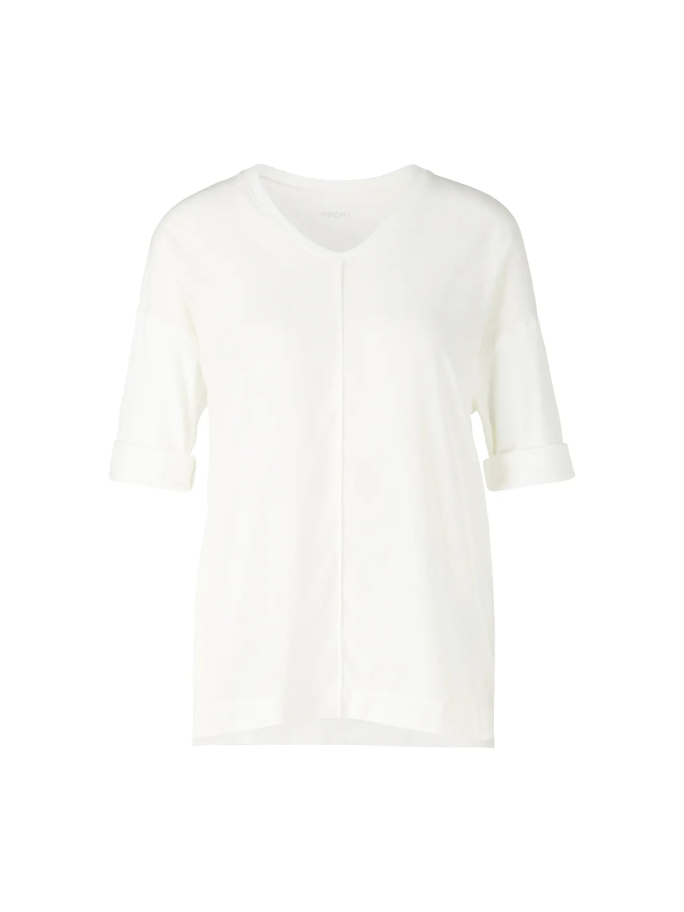 MARC CAIN
+E 55.01 J29 Blusenshirt aus Material-Mix off-white