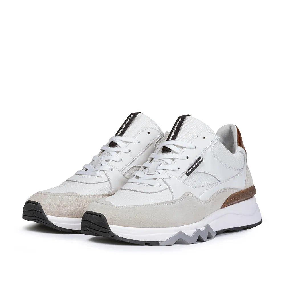 VAN BOMMEL SFM-10155-60-01 Herren Floris Sport White Calf leather