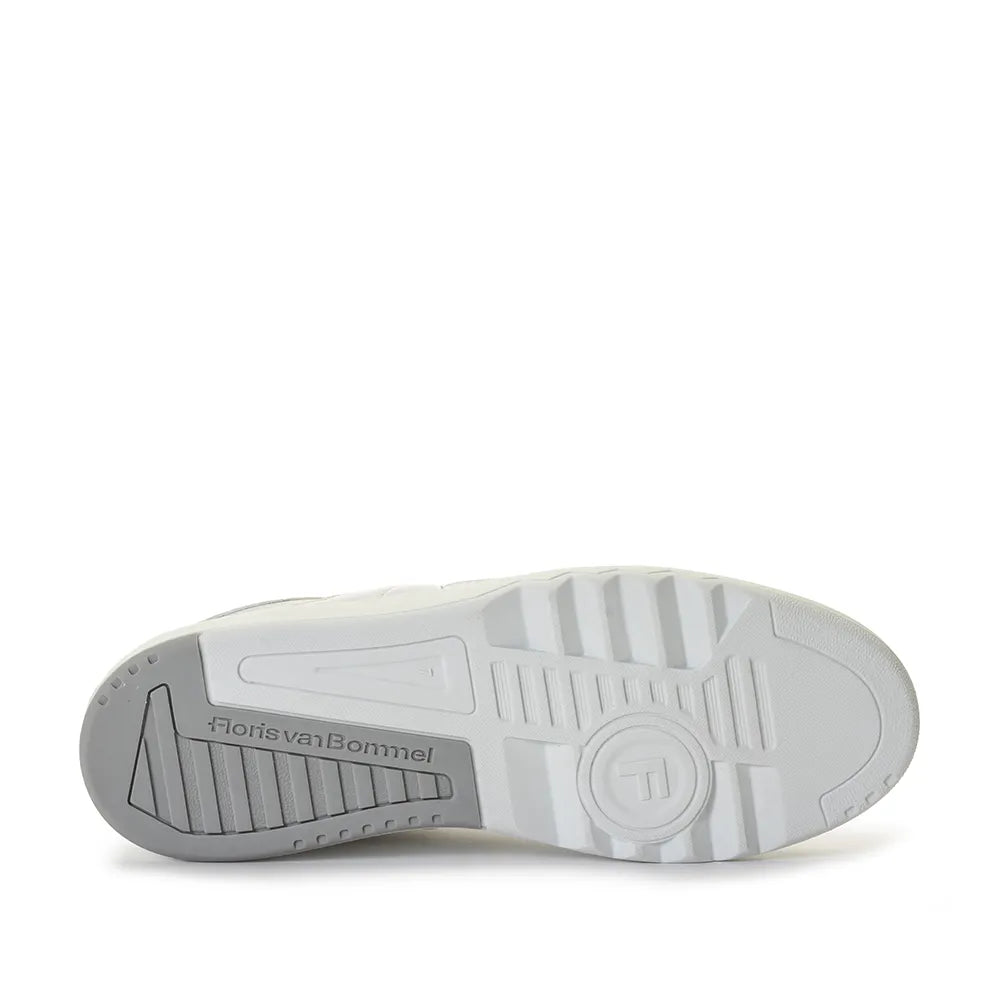 VAN BOMMEL SFM-10216-60-01 Floris Sport White Printed leather Sneaker Weiß