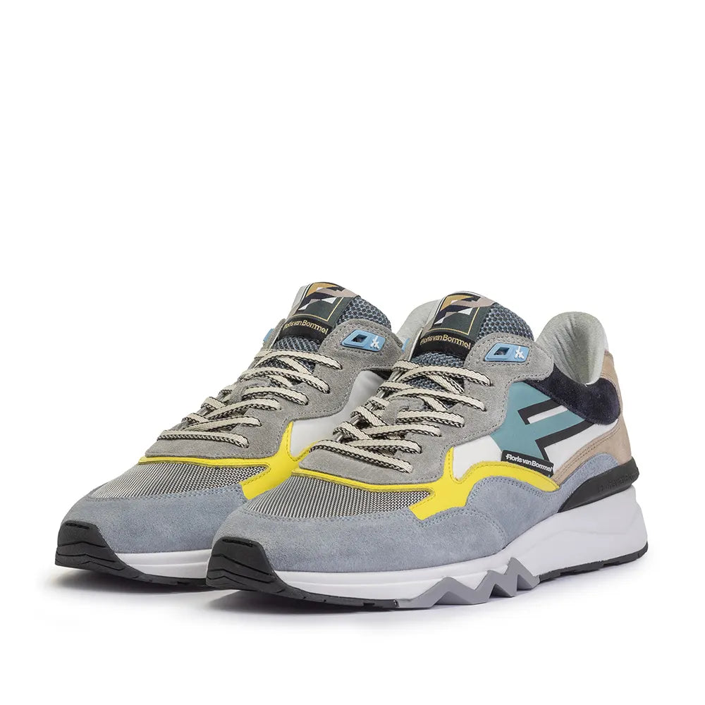 VAN BOMMEL SFM-10136-42-03 Floris Sport Sneaker DE ZAGER 02.66 Suede LightBlue