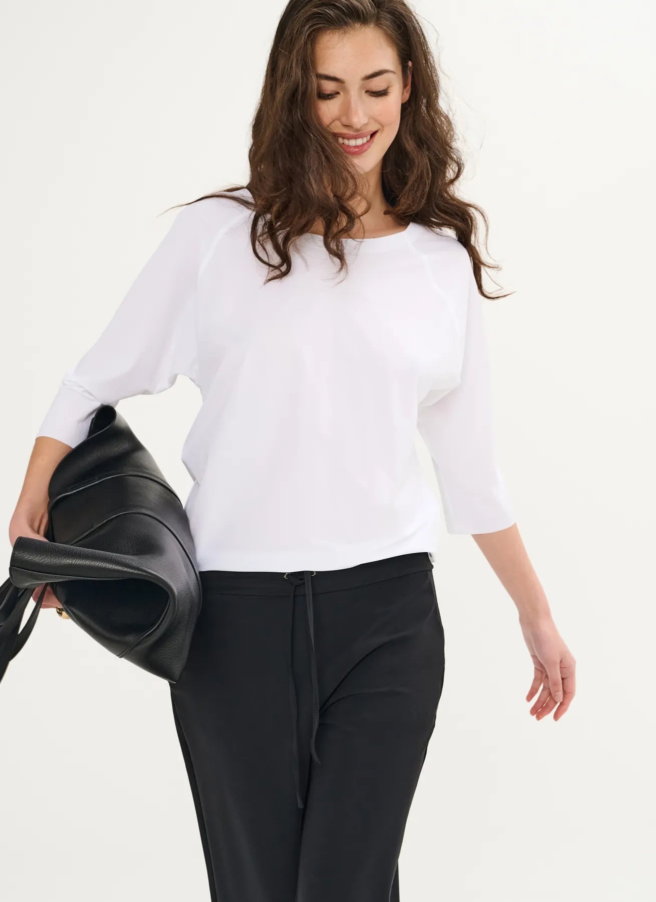 JAPAN TKY NARIKO DAMEN SHIRT WEISS