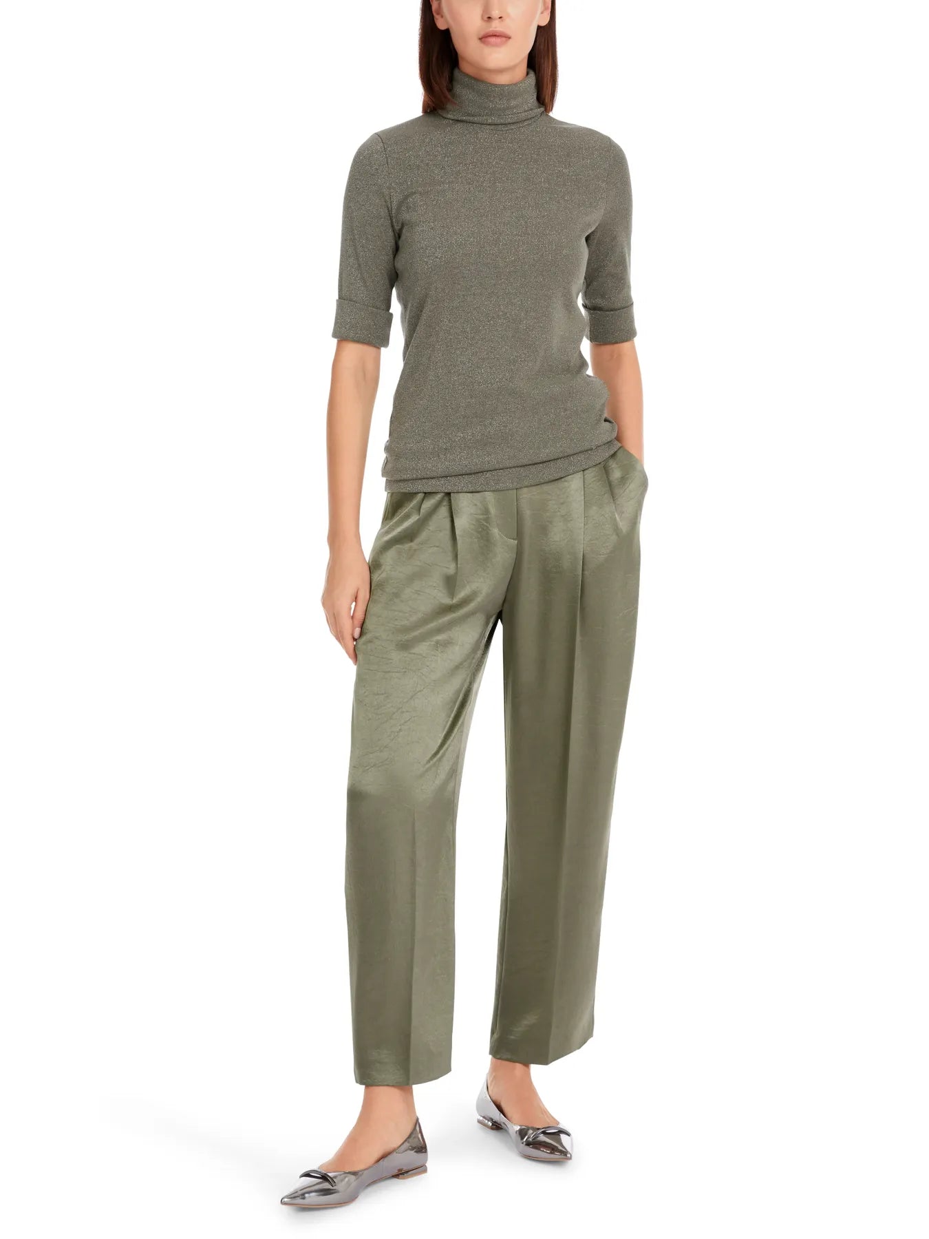 MARC CAIN
YC 48.17 J37 Schimmerndes Lurex-Basic sage powder