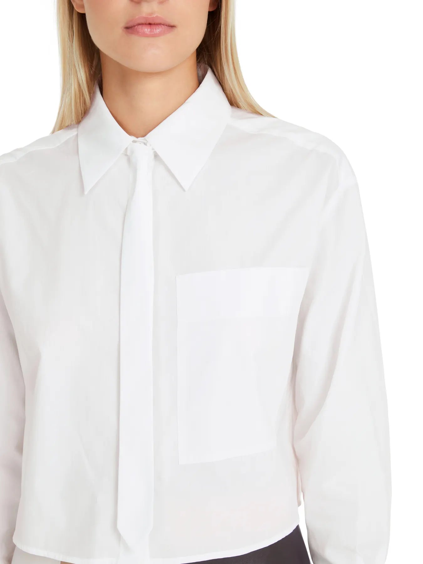 MARC CAIN YC 51.09 W91 Bluse im cropped Schnitt white